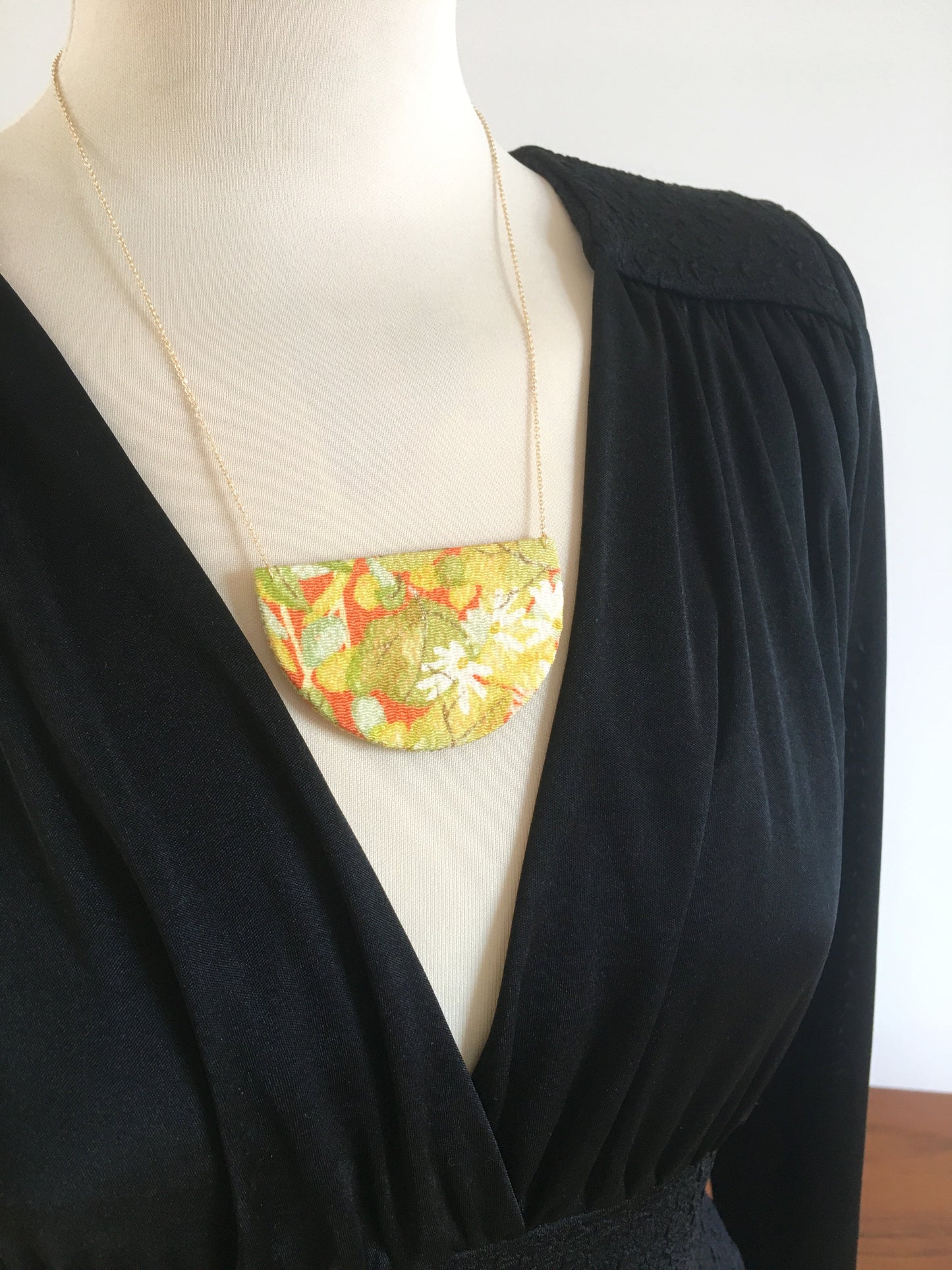 Half Moon Pendant Necklace
