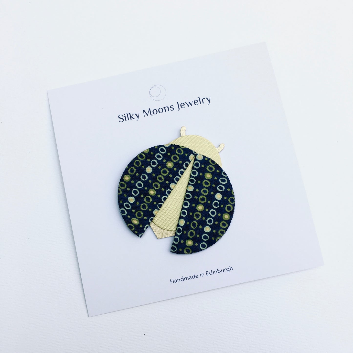 Moon Beetle Brooch