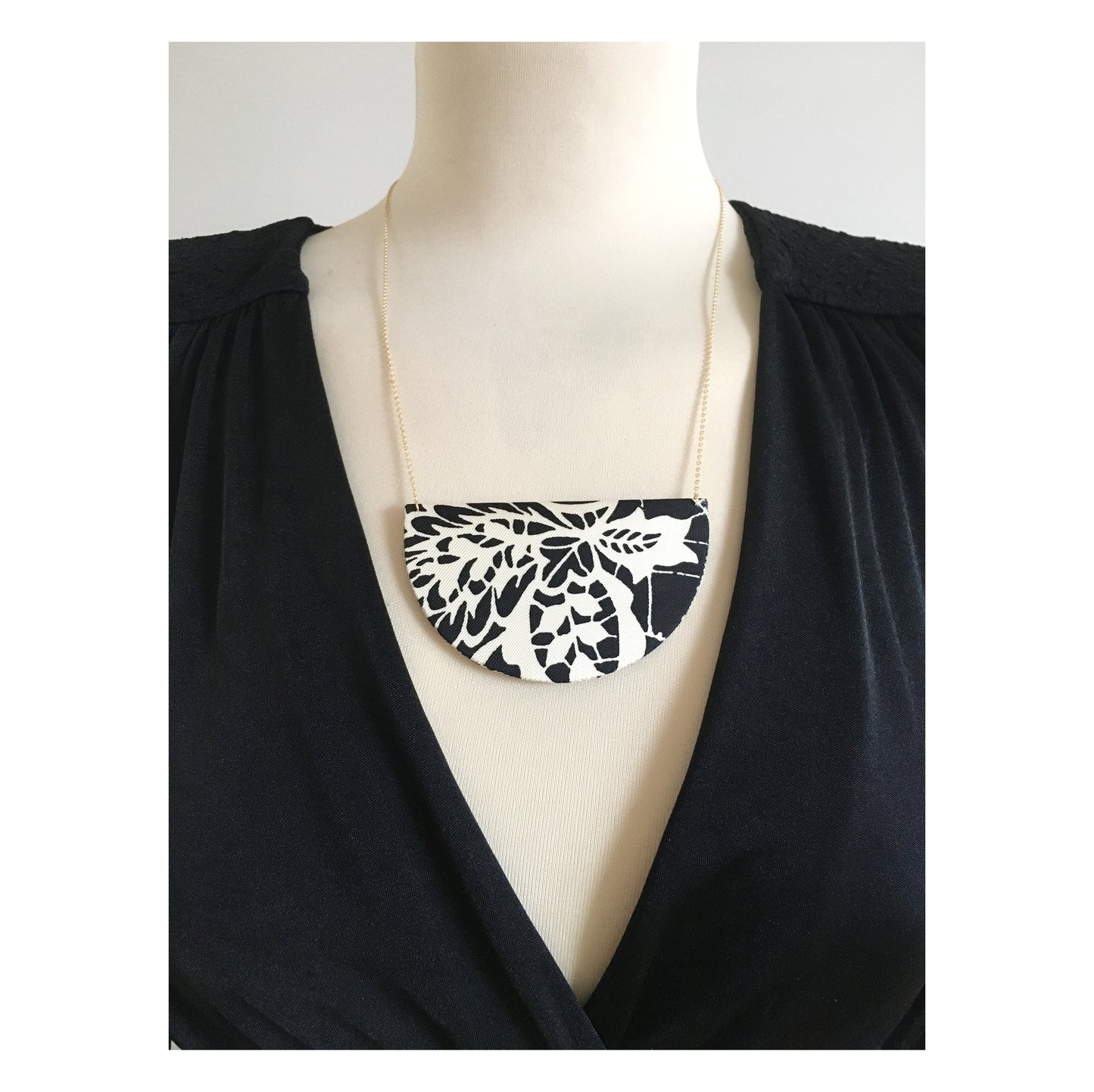 Half Moon Pendant Necklace