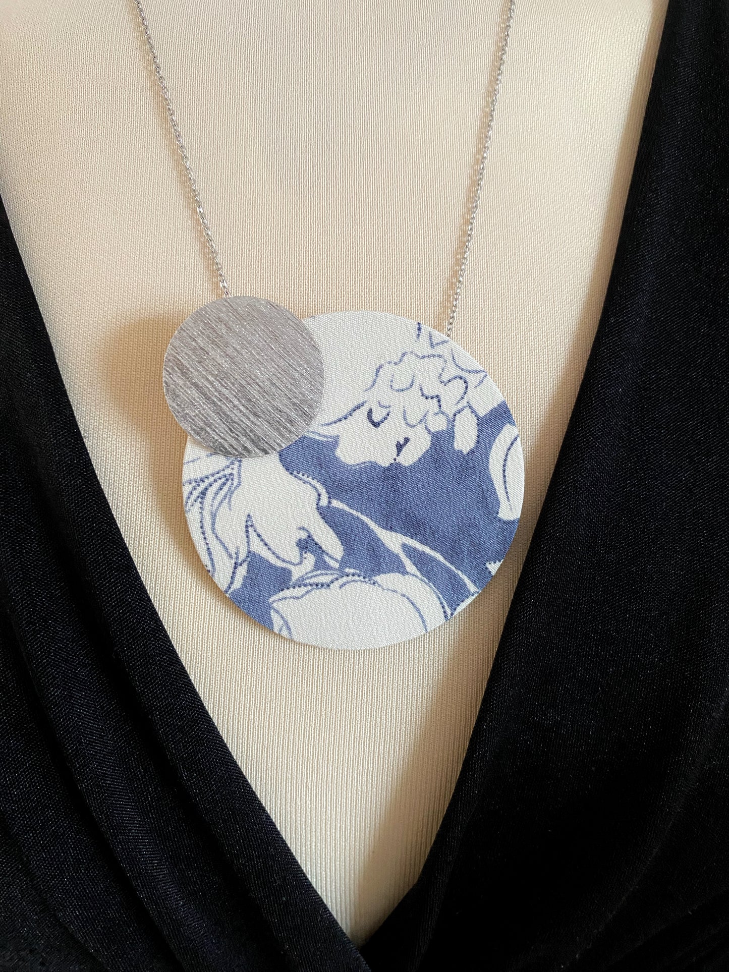 Two Moons Pendant Necklace