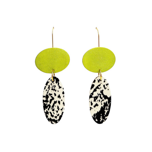 Daisy Petal Drop Dangle Hook Earrings