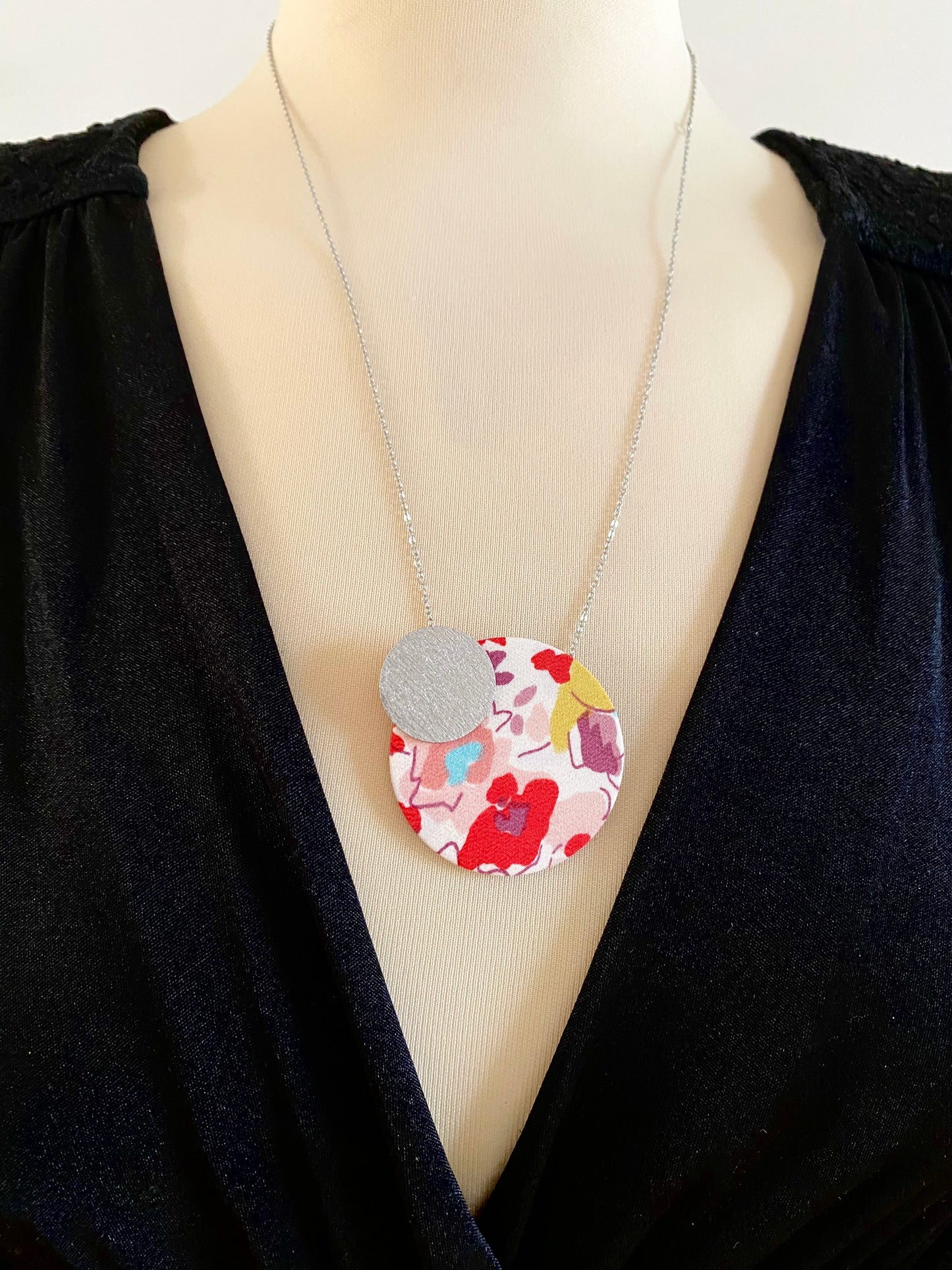 Two Moons Pendant Necklace