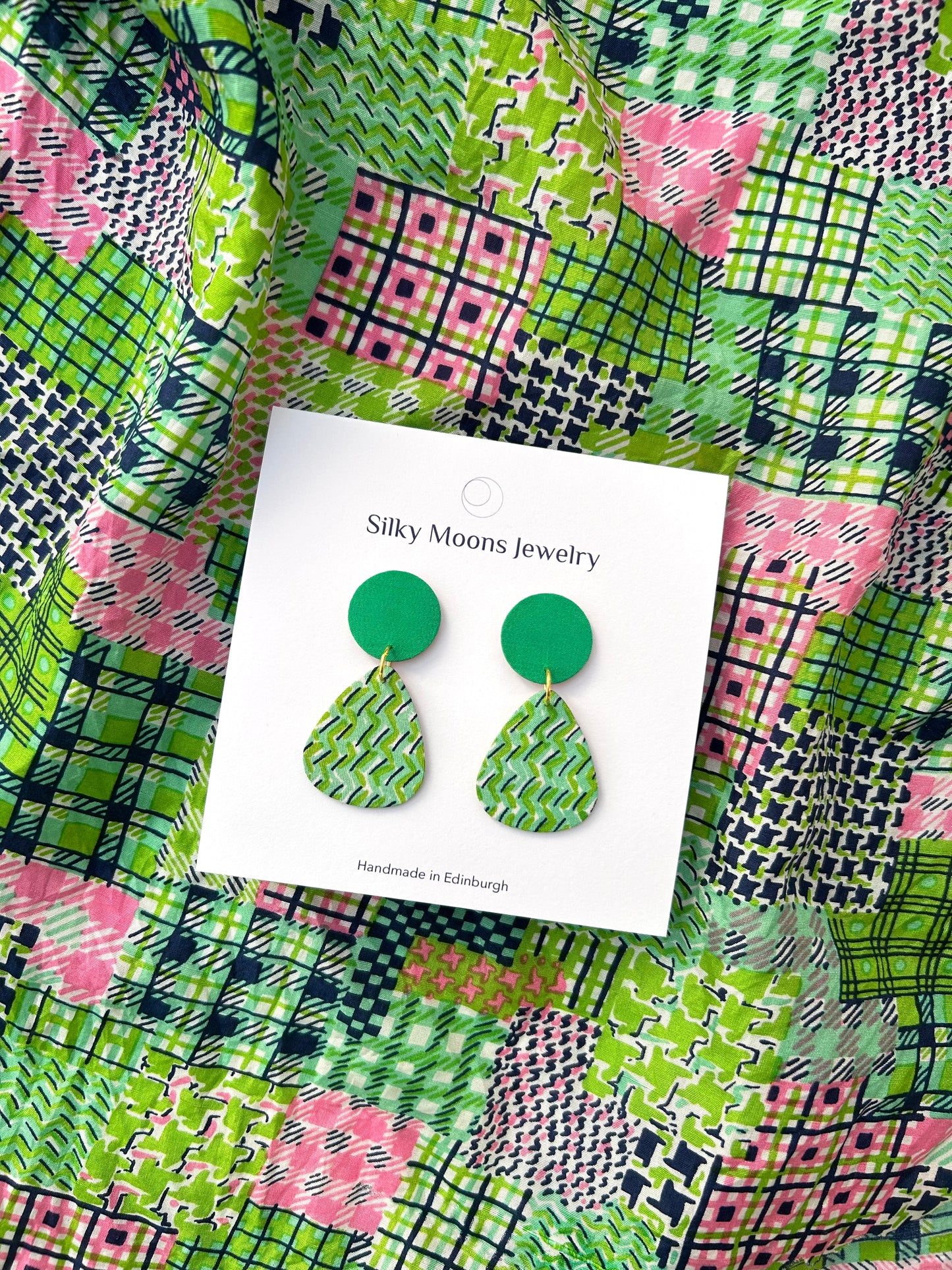 Raindrops Dangle Stud Earrings