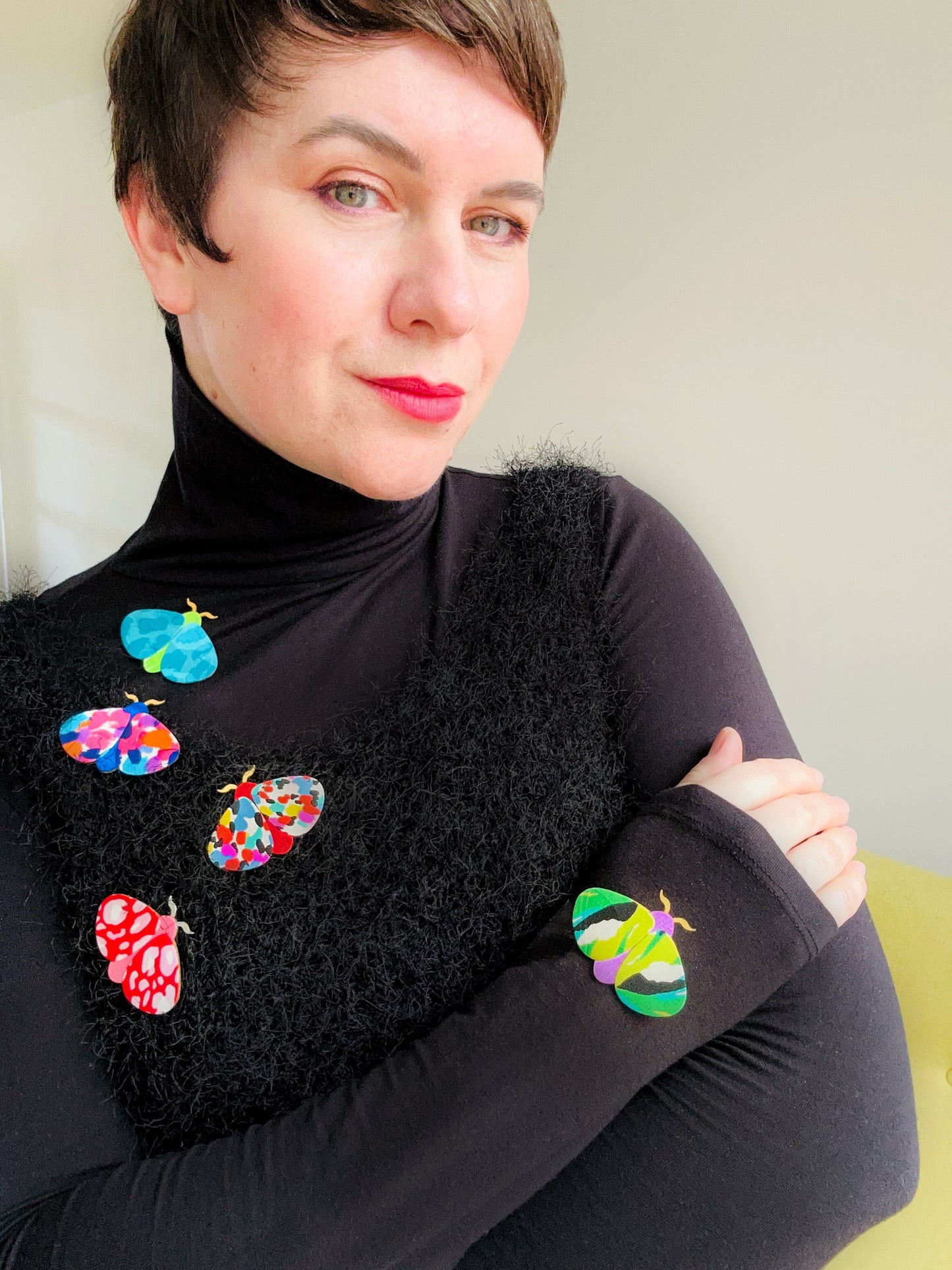 Moth Pin Brooch