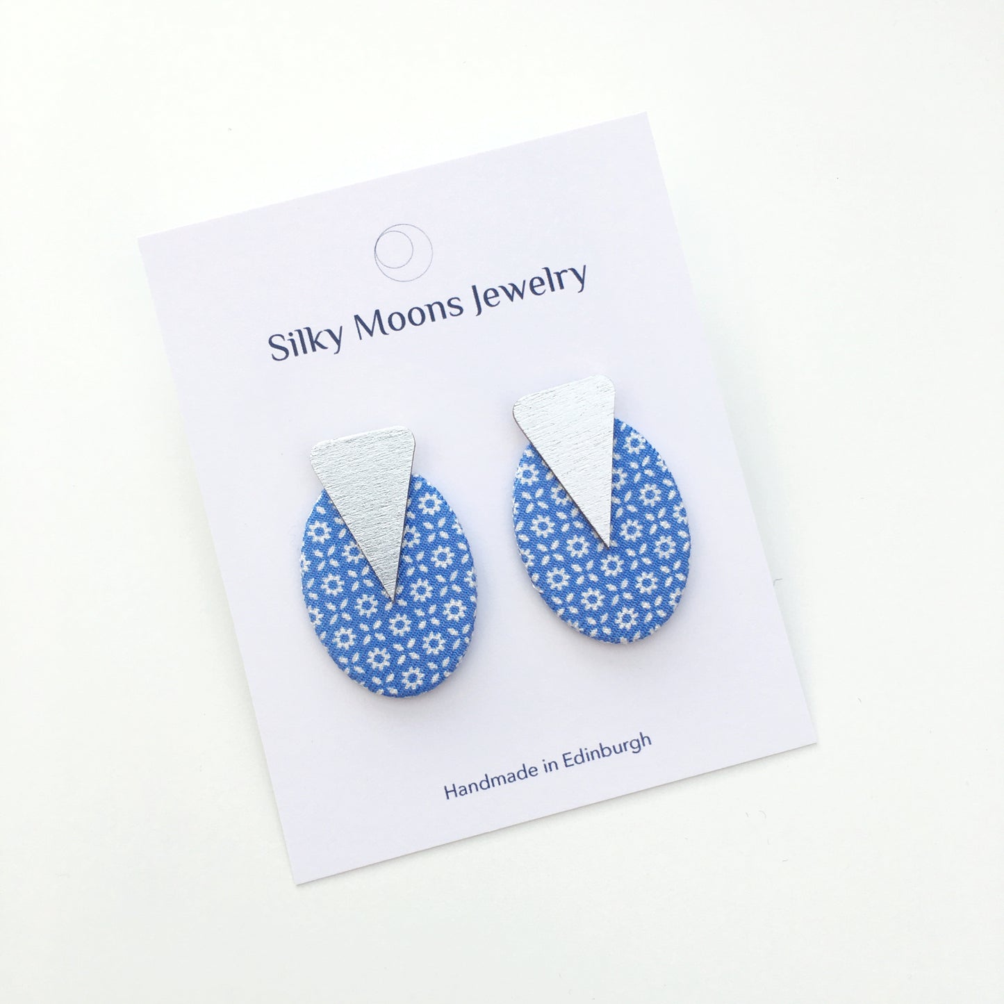 Ellipse Stud Earrings
