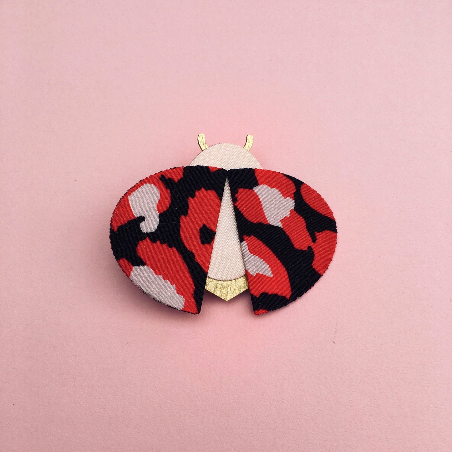 Moon Beetle Brooch