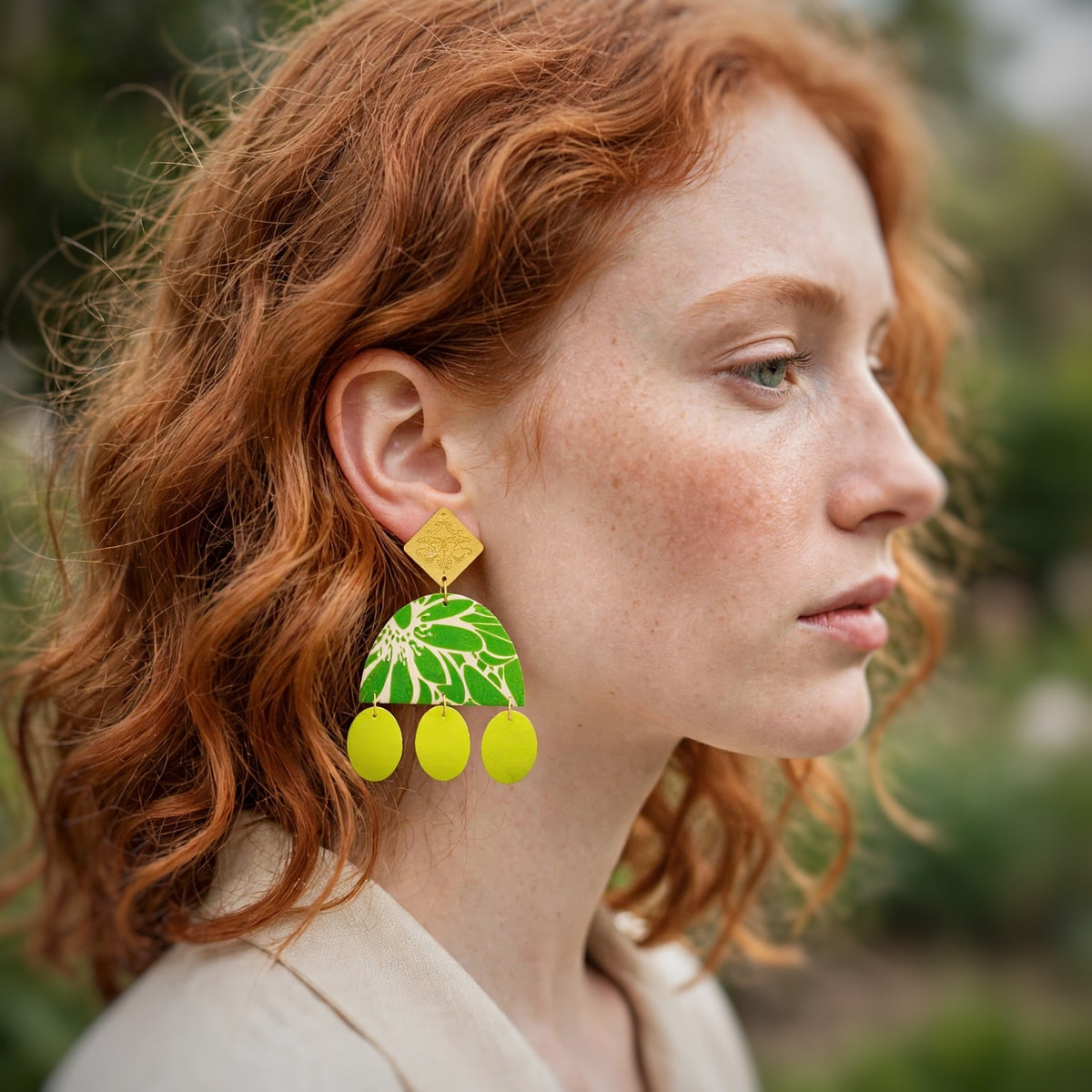 Midnight Cascade Dangle Stud Earrings