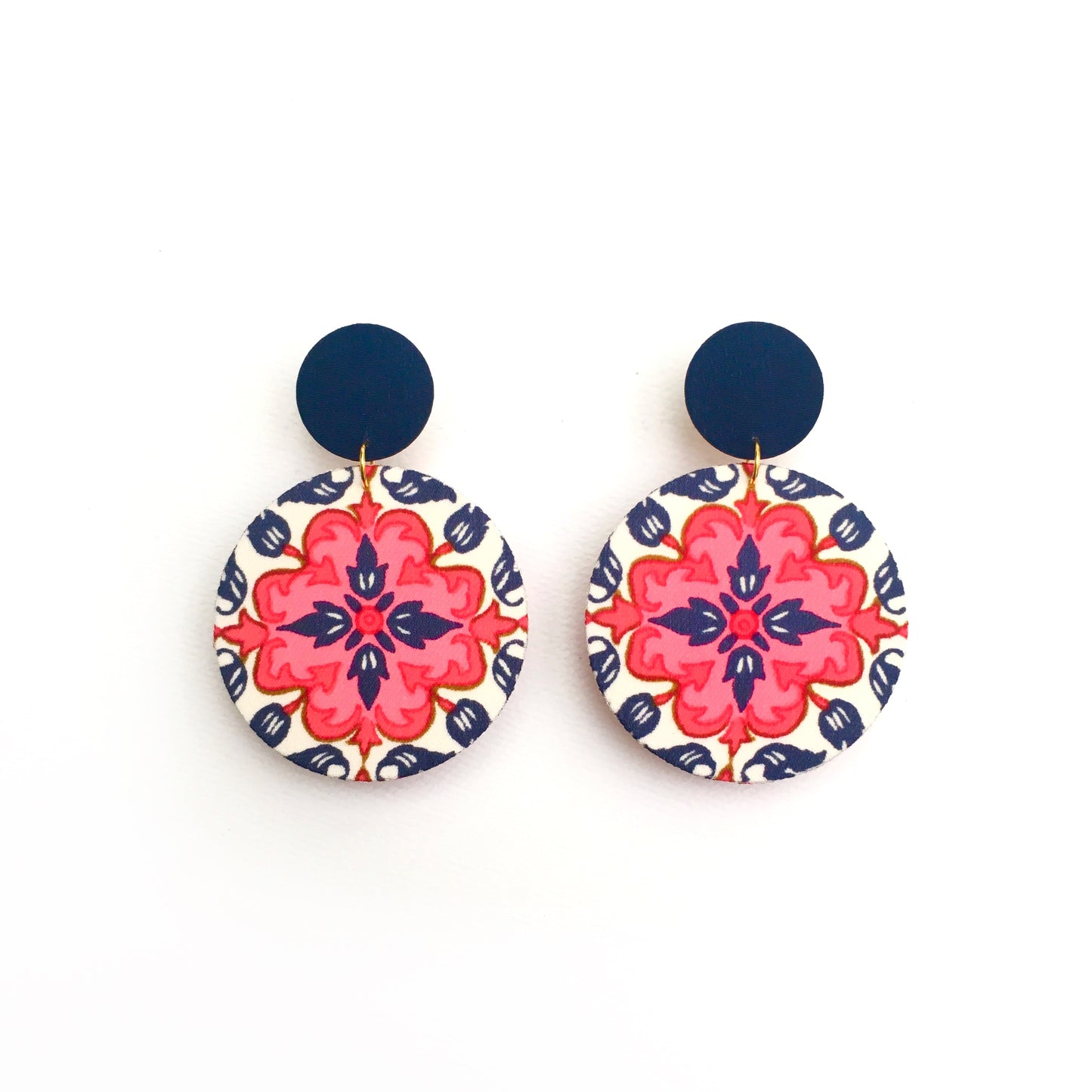 Supermoon Dangle Large Stud Earrings