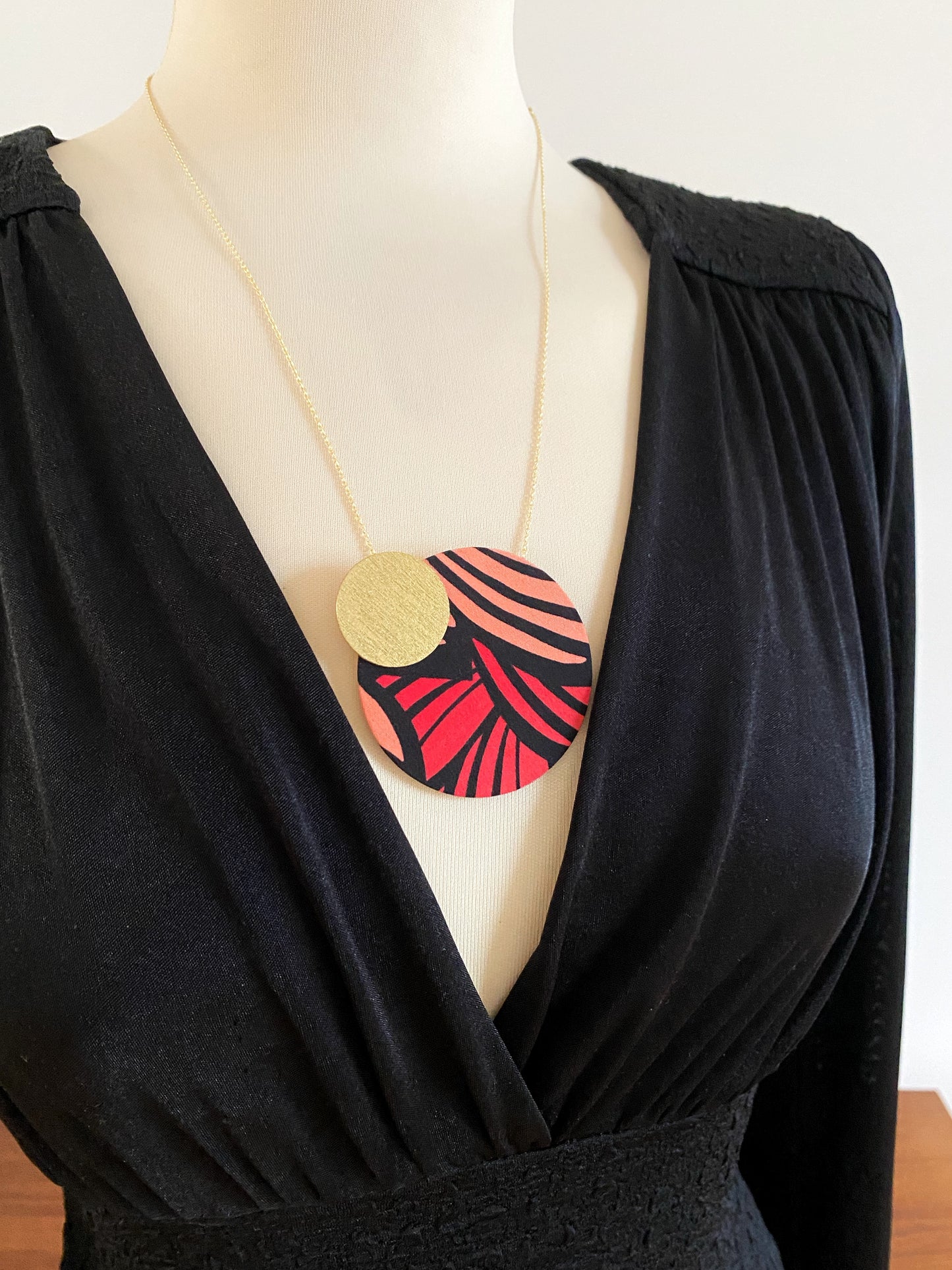 Two Moons Pendant Necklace