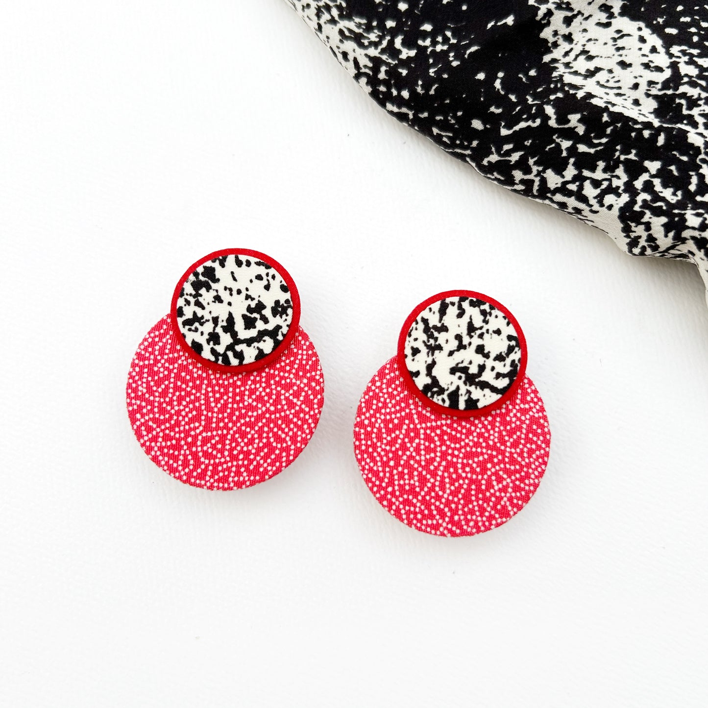 Moon Mirage Stud Earrings