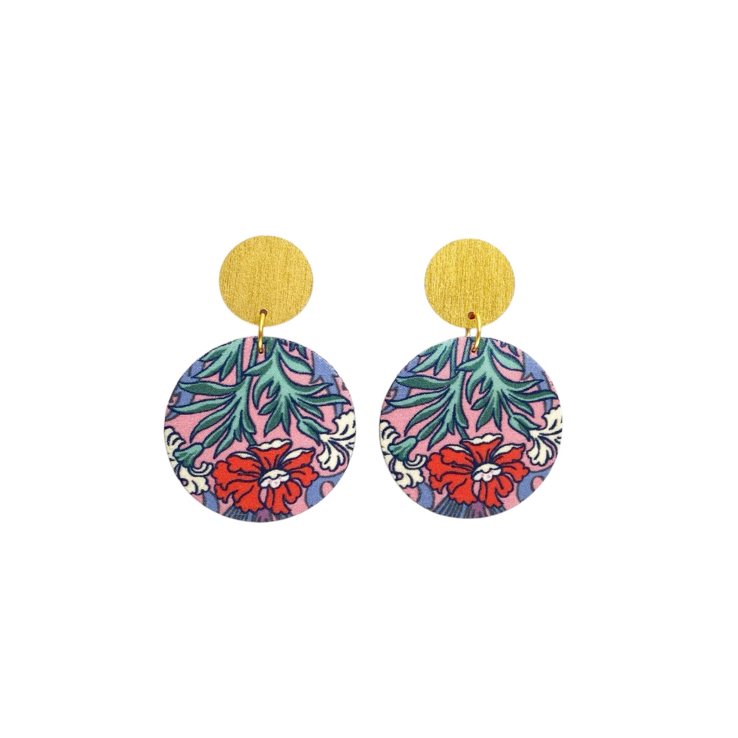 Supermoon Dangle Small Stud Earrings