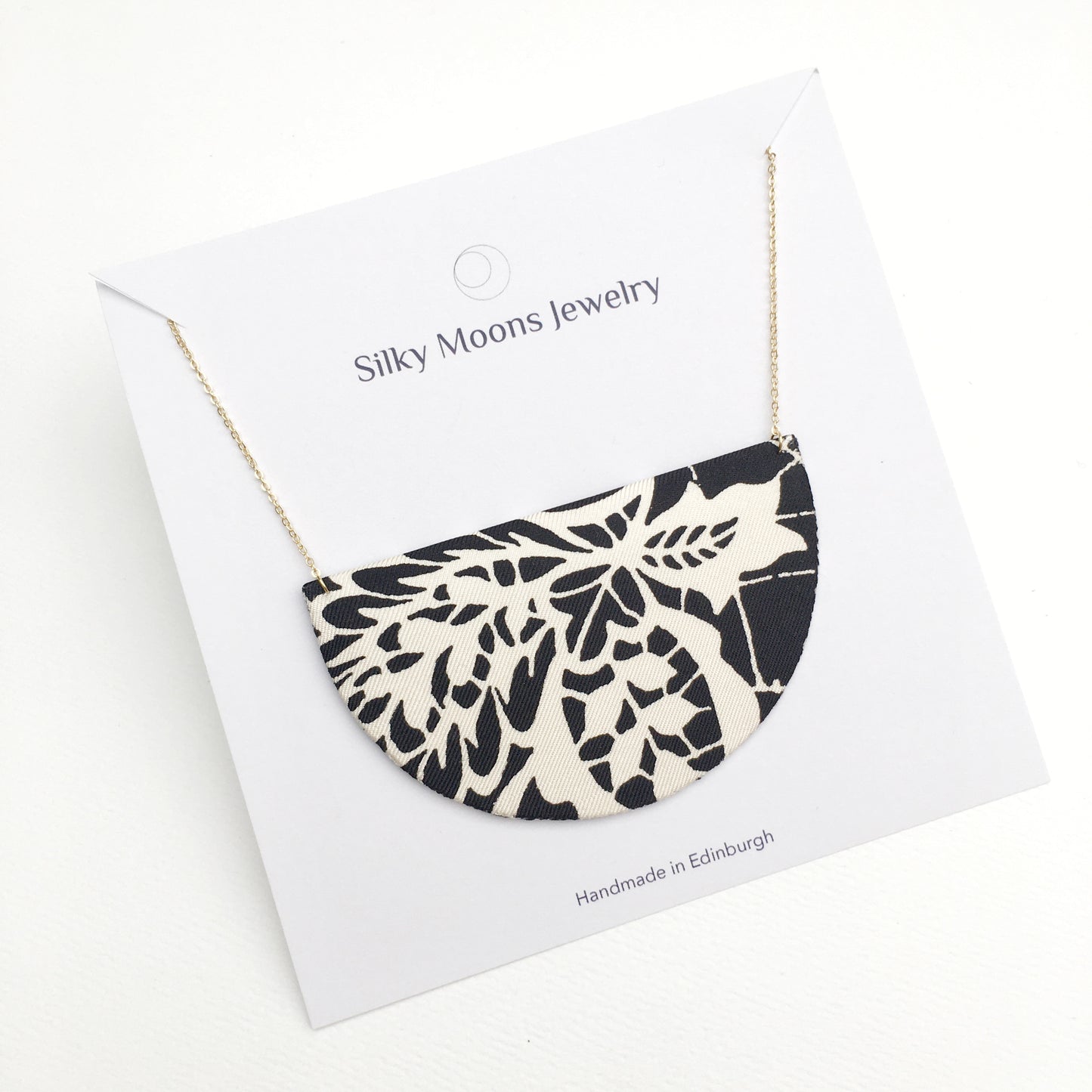 Half Moon Pendant Necklace