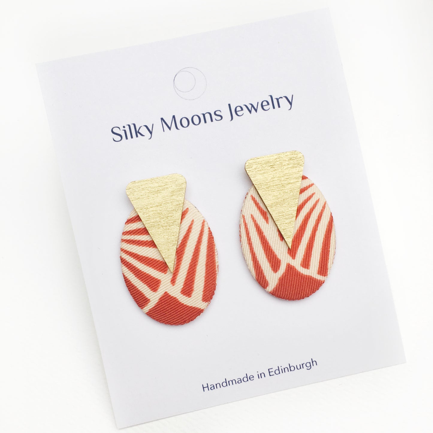 Ellipse Stud Earrings