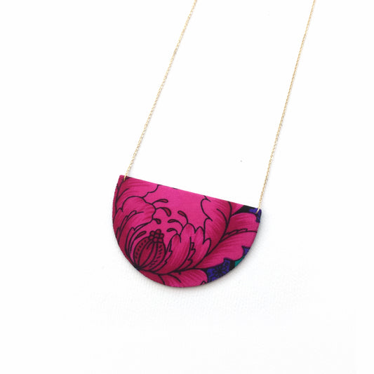 Half Moon Pendant Necklace