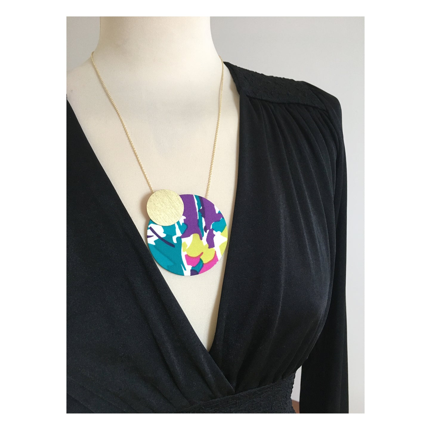 Two Moons Pendant Necklace