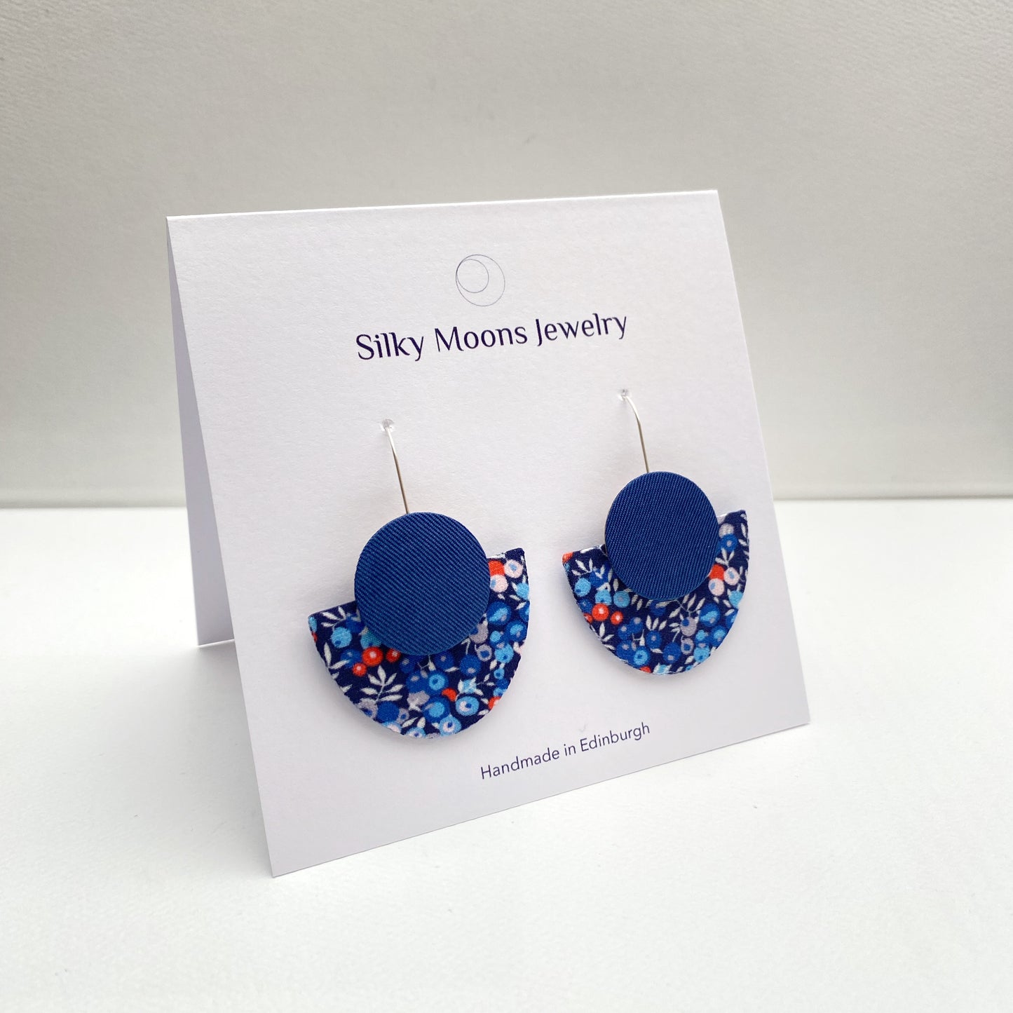 Silky Luna Dangle Hook Earrings