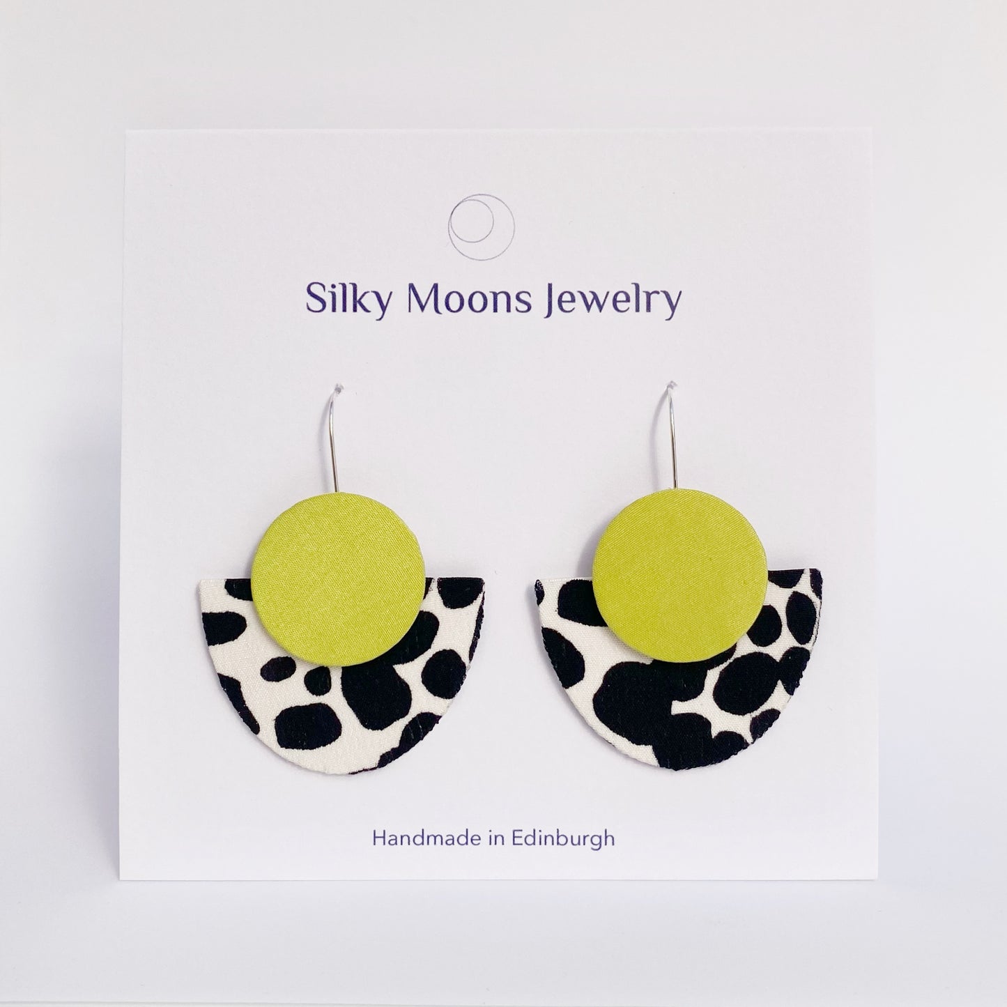 Silky Luna Dangle Hook Earrings
