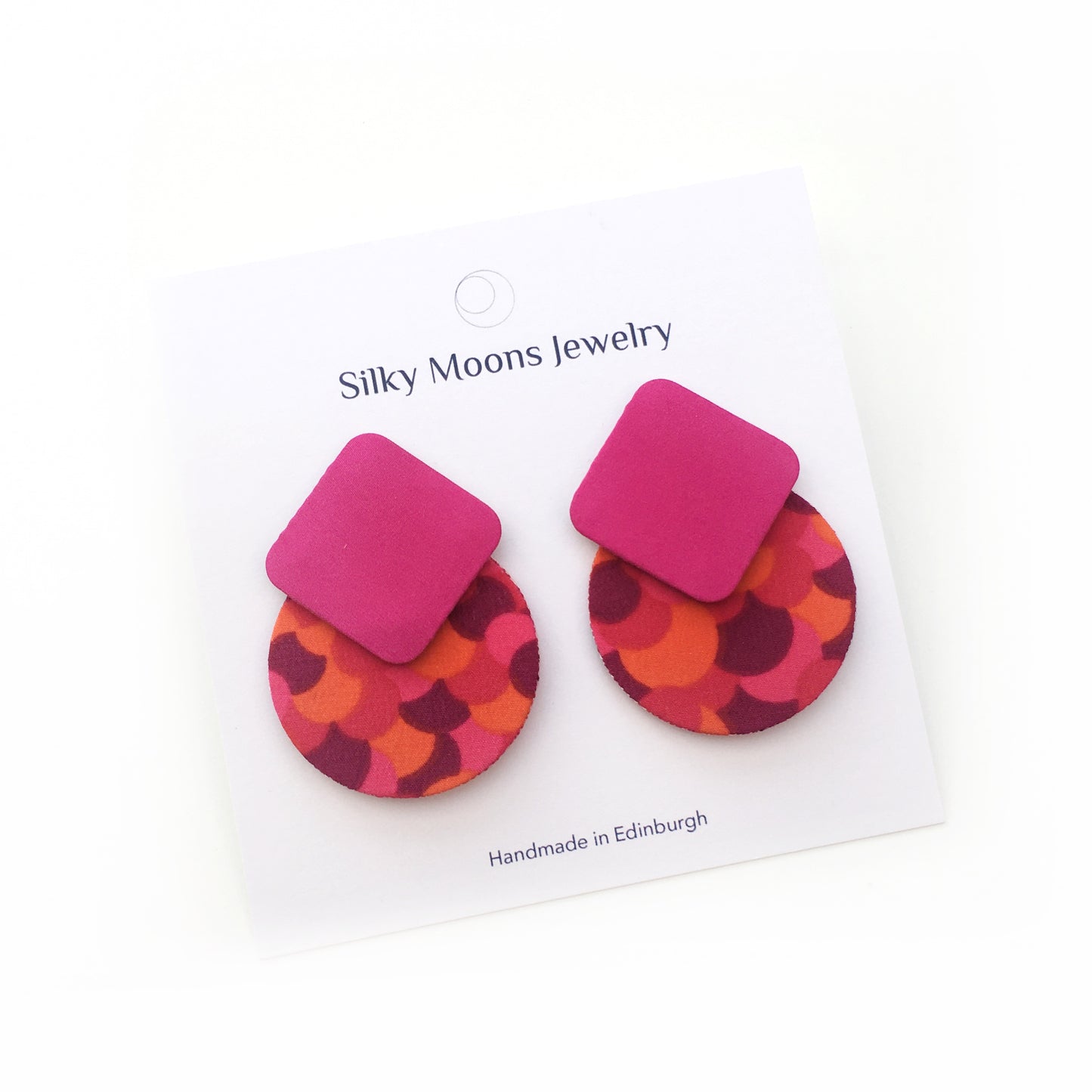 Titan Moon Stud Earrings