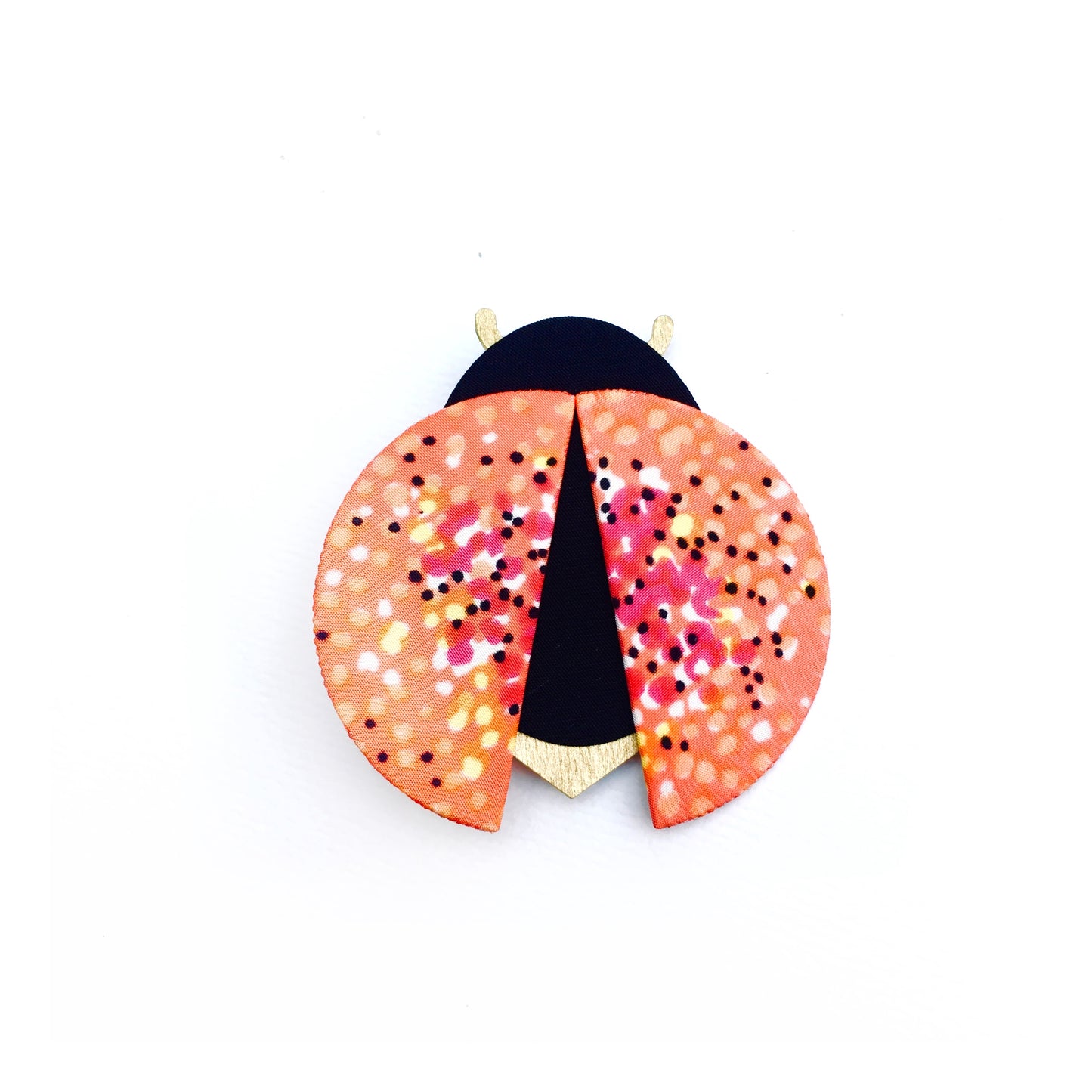 Moon Beetle Brooch