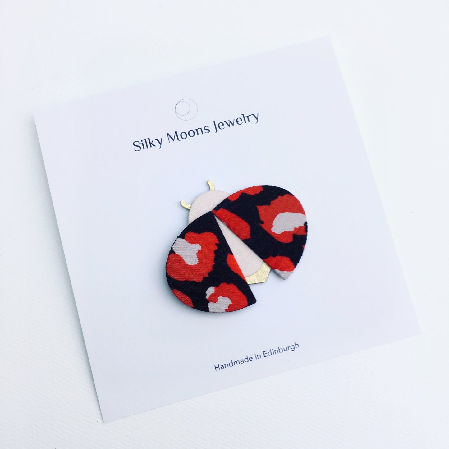 Moon Beetle Brooch