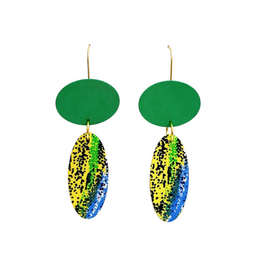 Daisy Petal Drop Dangle Hook Earrings