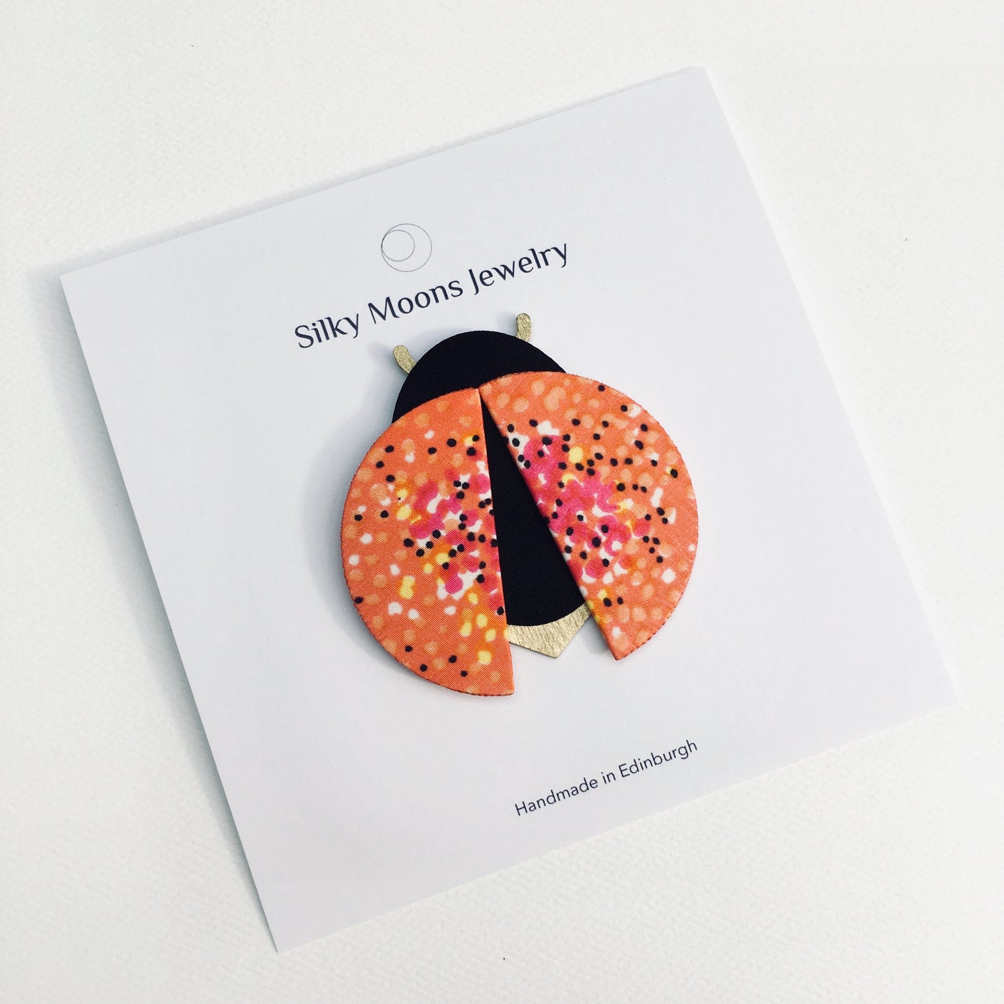 Moon Beetle Brooch
