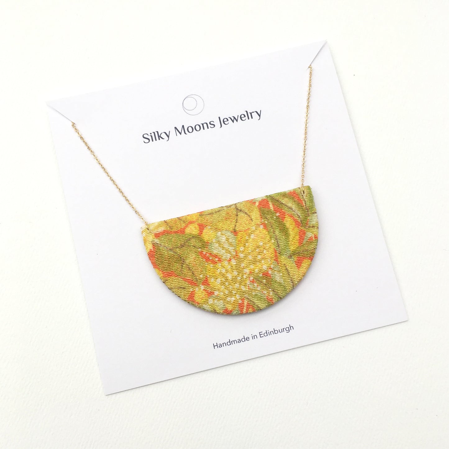 Half Moon Pendant Necklace