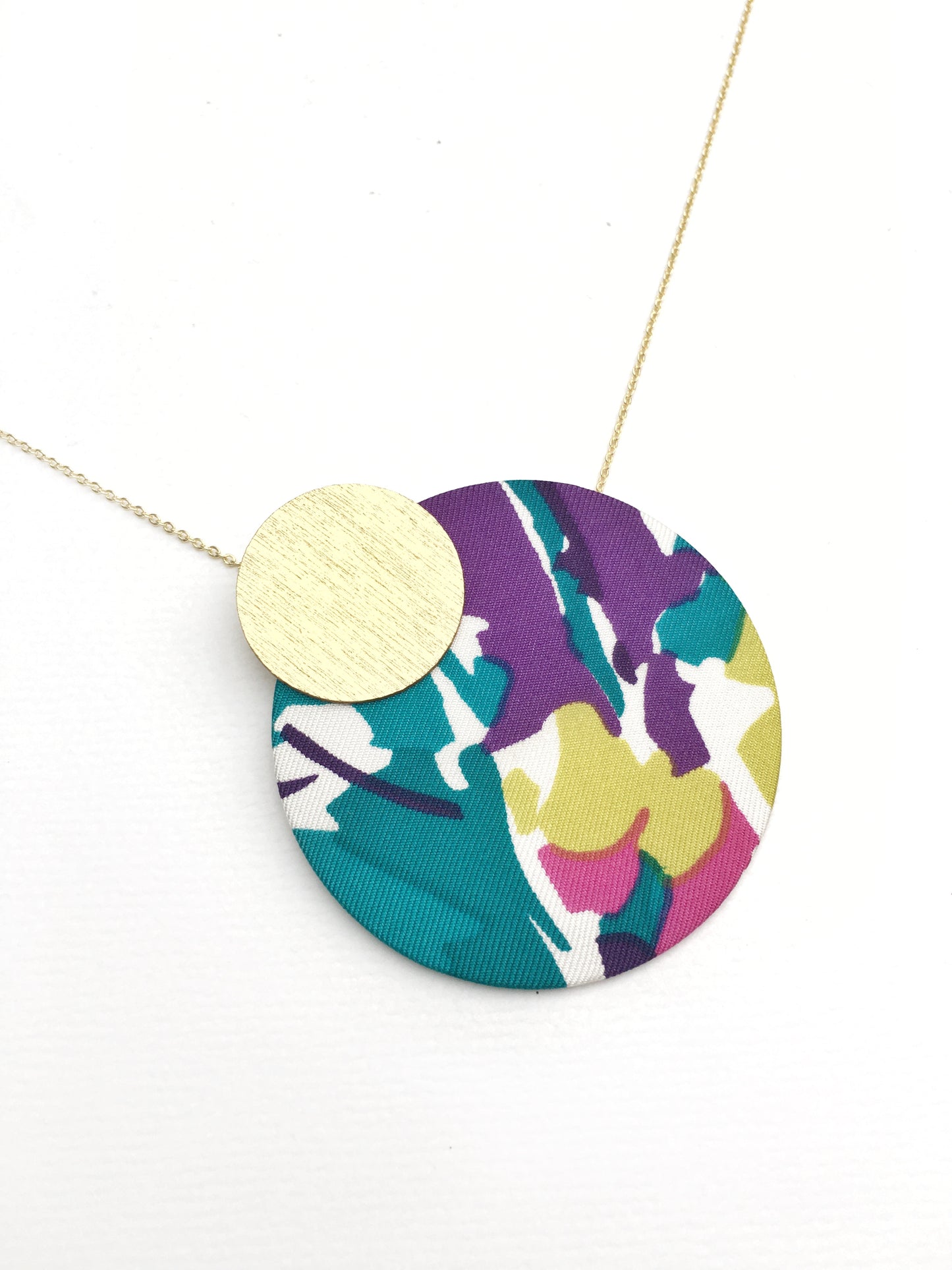 Two Moons Pendant Necklace