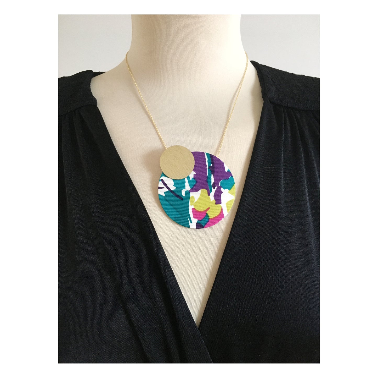 Two Moons Pendant Necklace