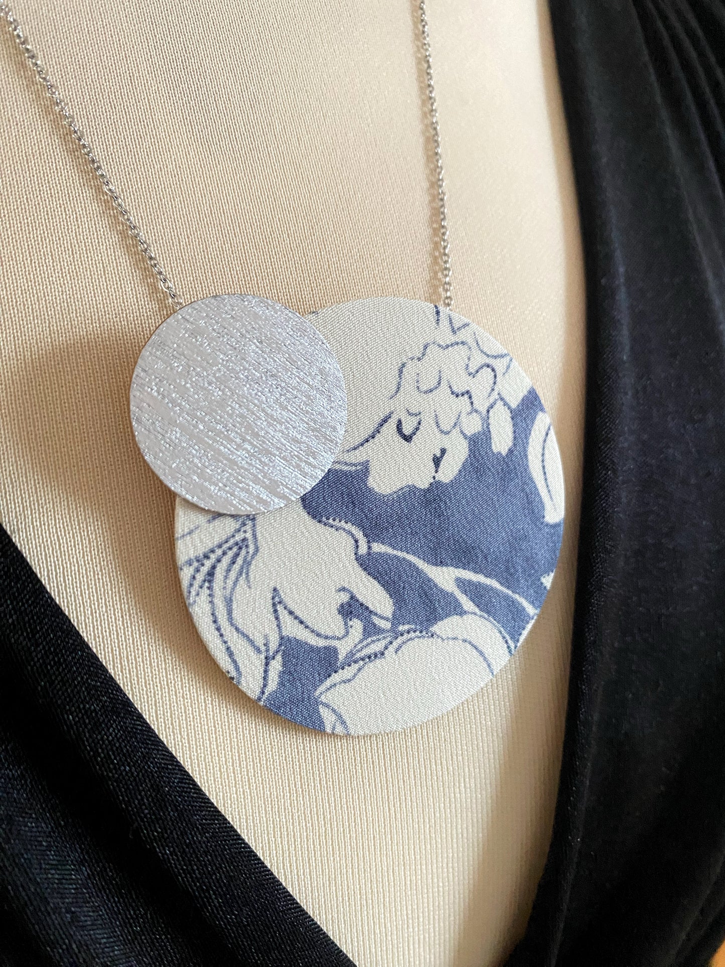 Two Moons Pendant Necklace