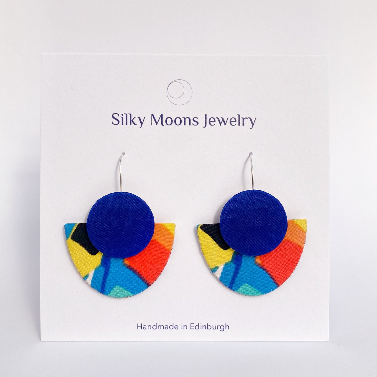 Silky Luna Dangle Hook Earrings