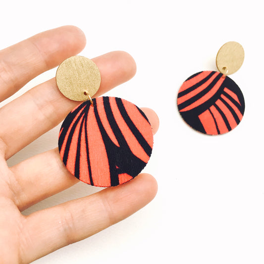 Supermoon Dangle Small Stud Earrings