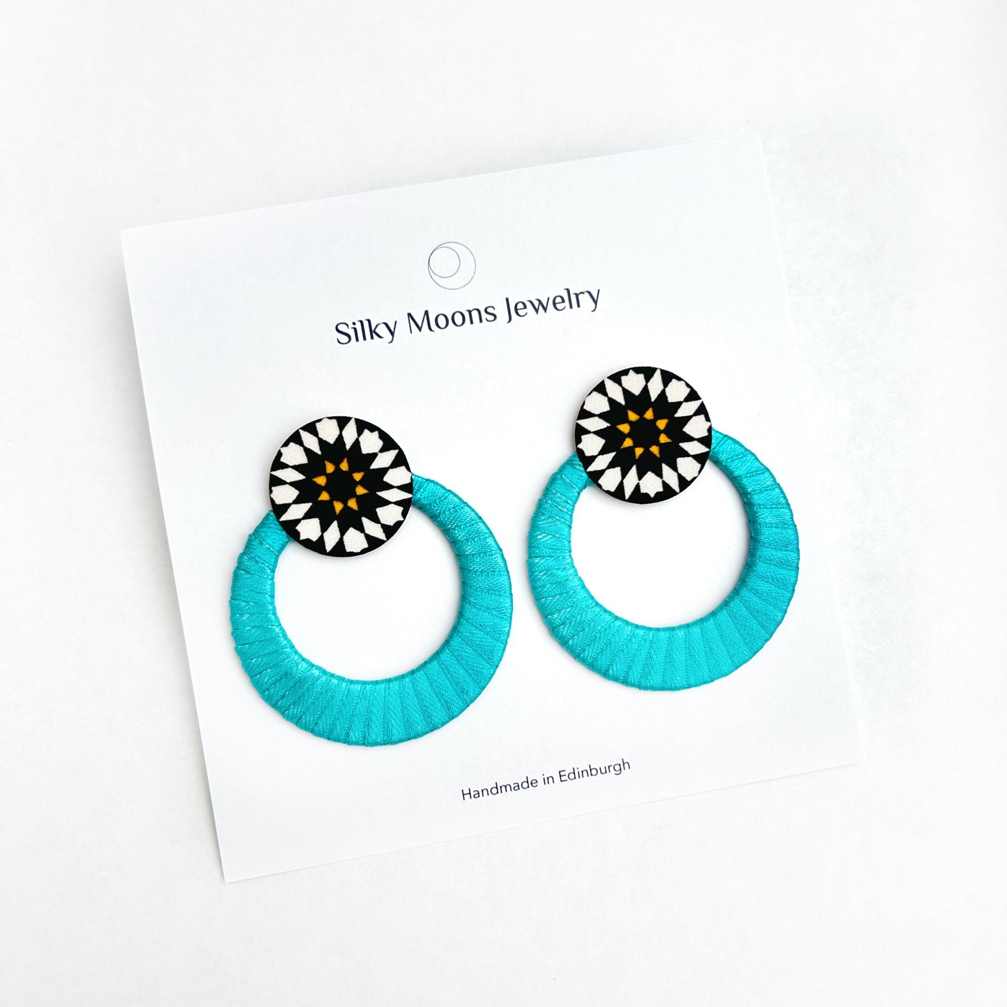 New Moon Stud Earrings