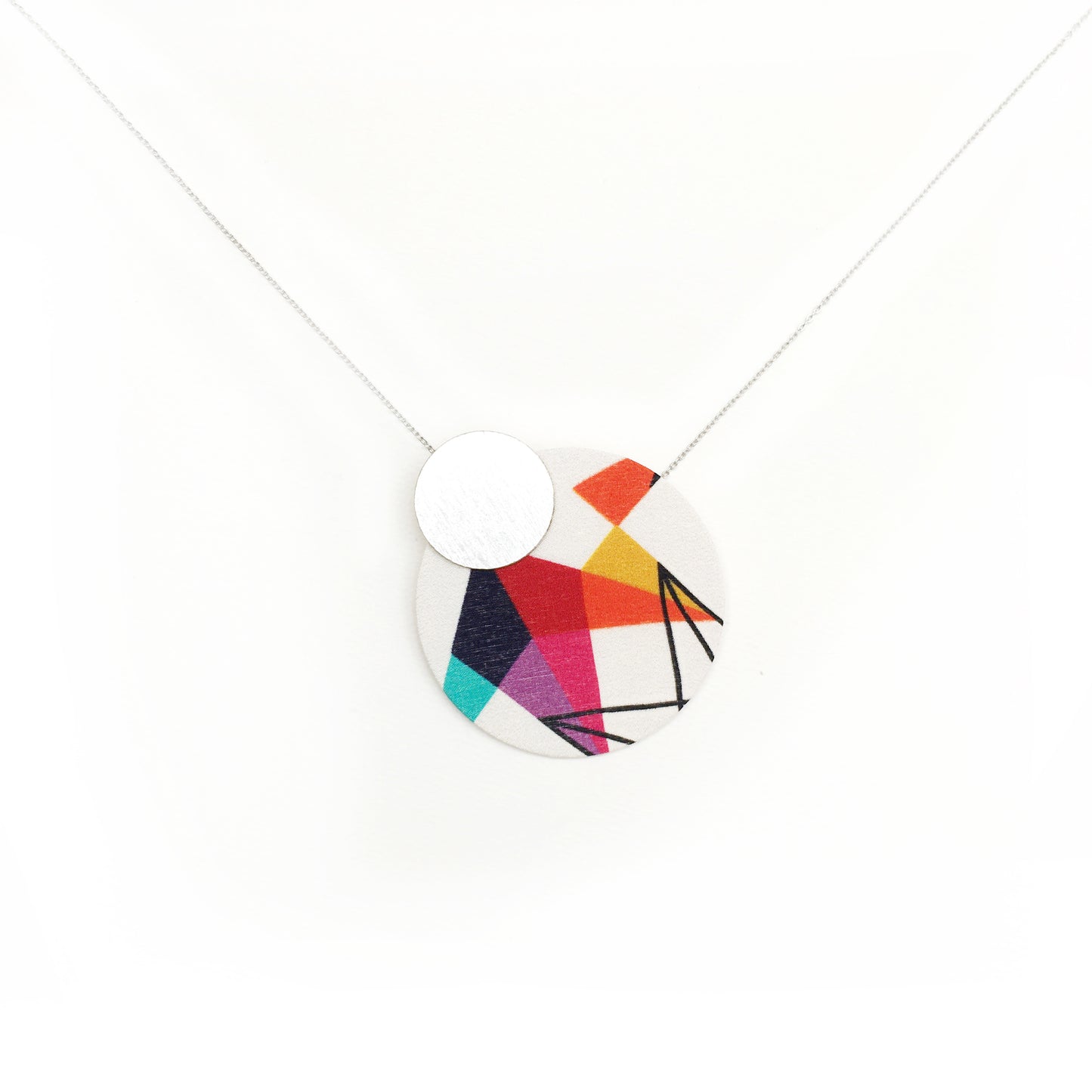 Two Moons Pendant Necklace