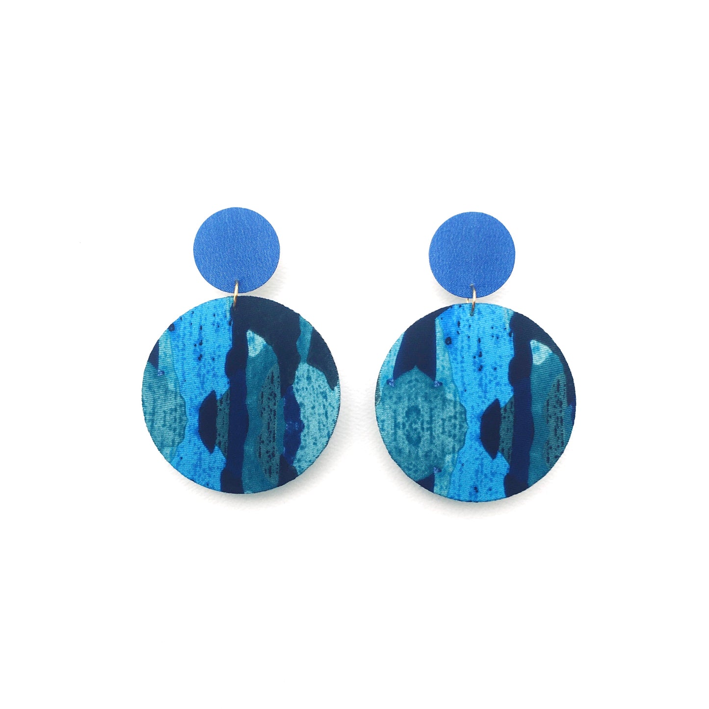 Supermoon Dangle Stud Earrings
