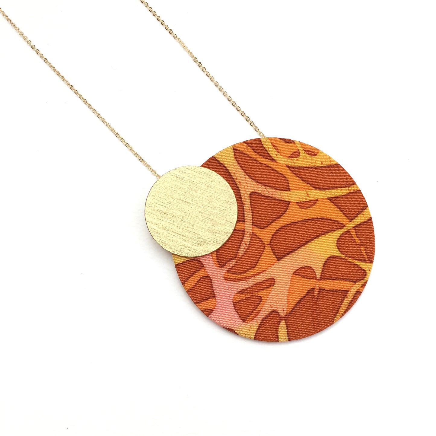 Two Moons Pendant Necklace