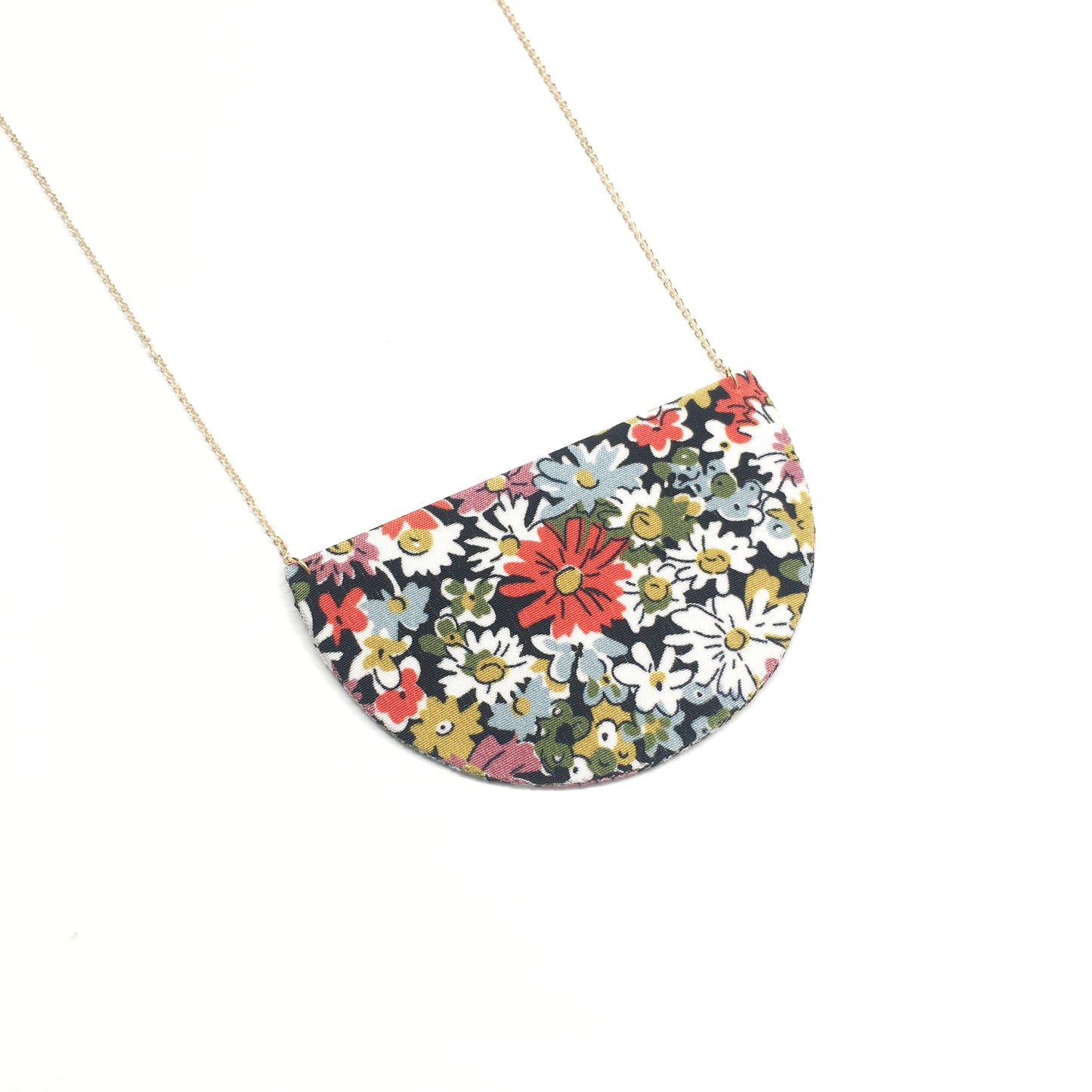 Half Moon Pendant Necklace