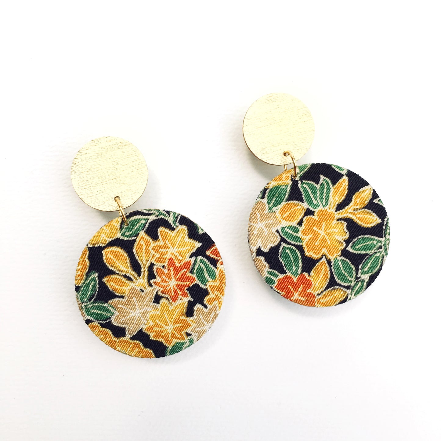 Supermoon Dangle Small Stud Earrings