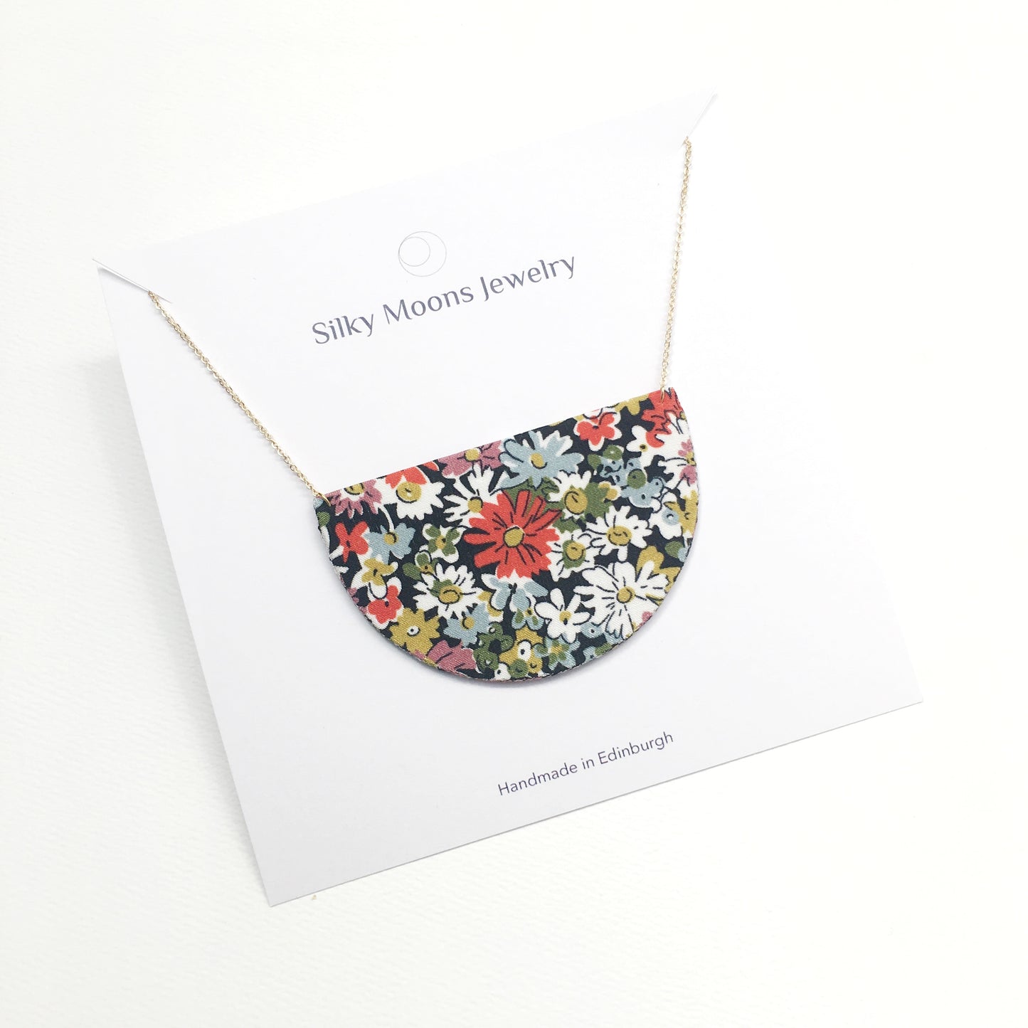 Half Moon Pendant Necklace