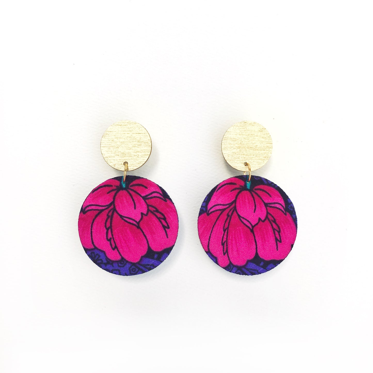 Supermoon Dangle Small Stud Earrings