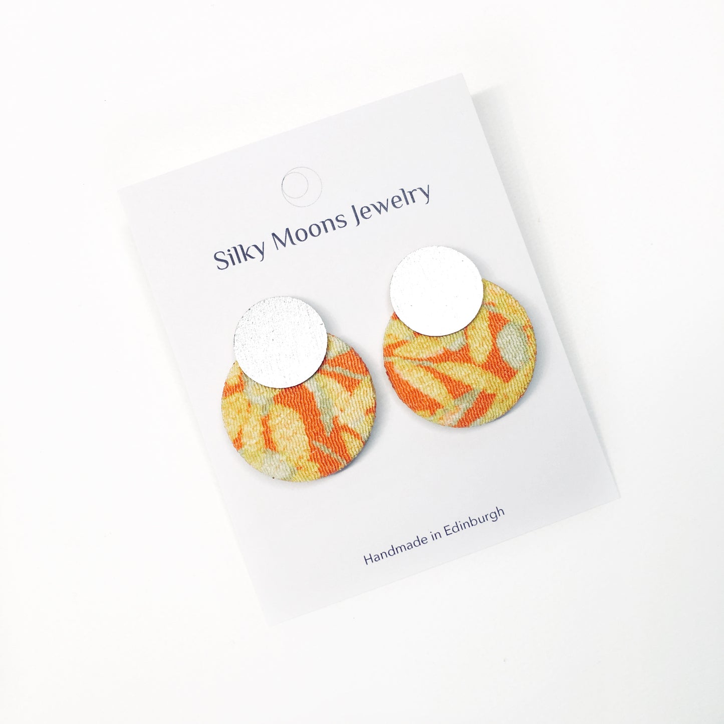 Two Moon Stud Earrings