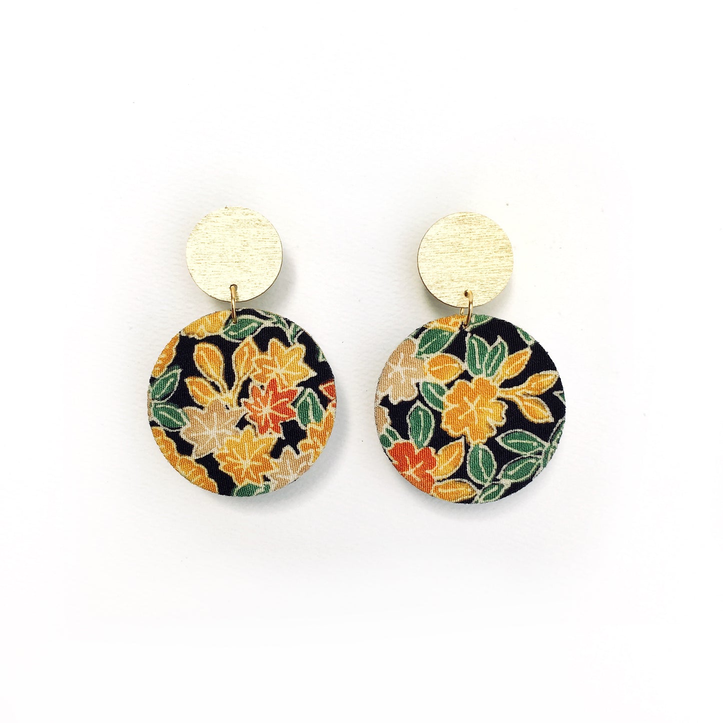 Supermoon Dangle Small Stud Earrings