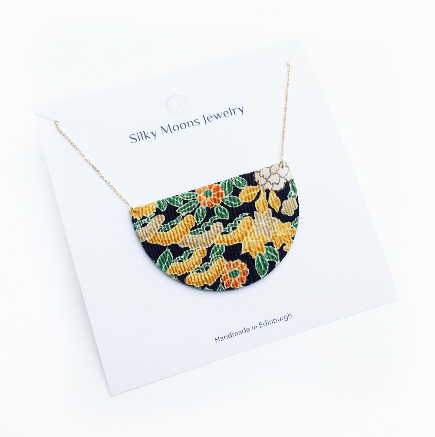 Half Moon Pendant Necklace