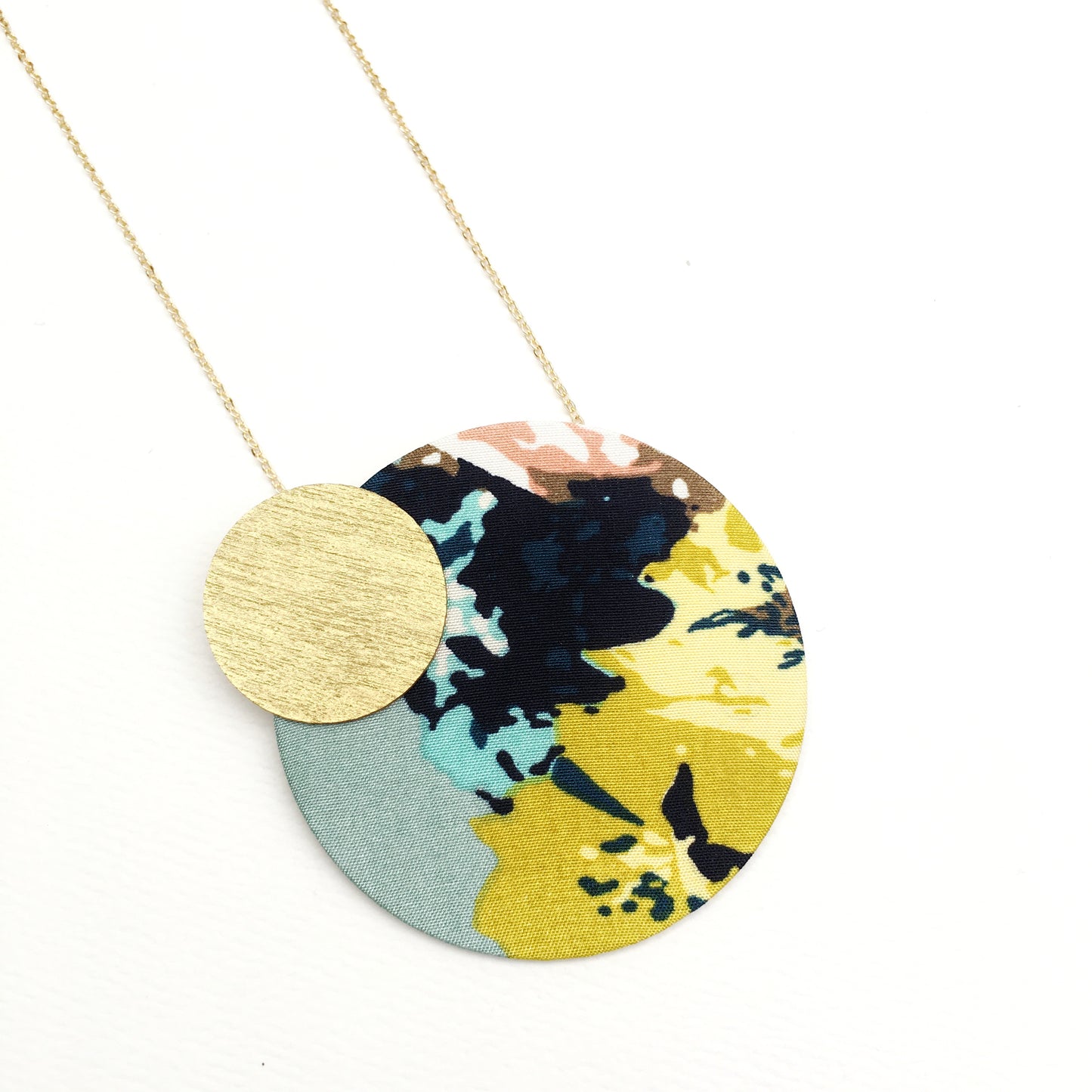 Two Moons Pendant Necklace