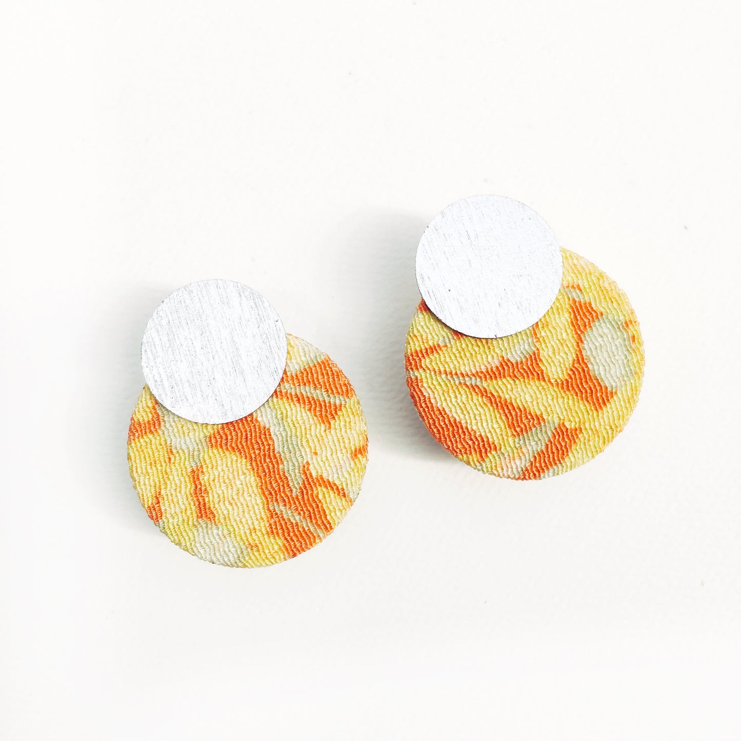 Two Moon Stud Earrings