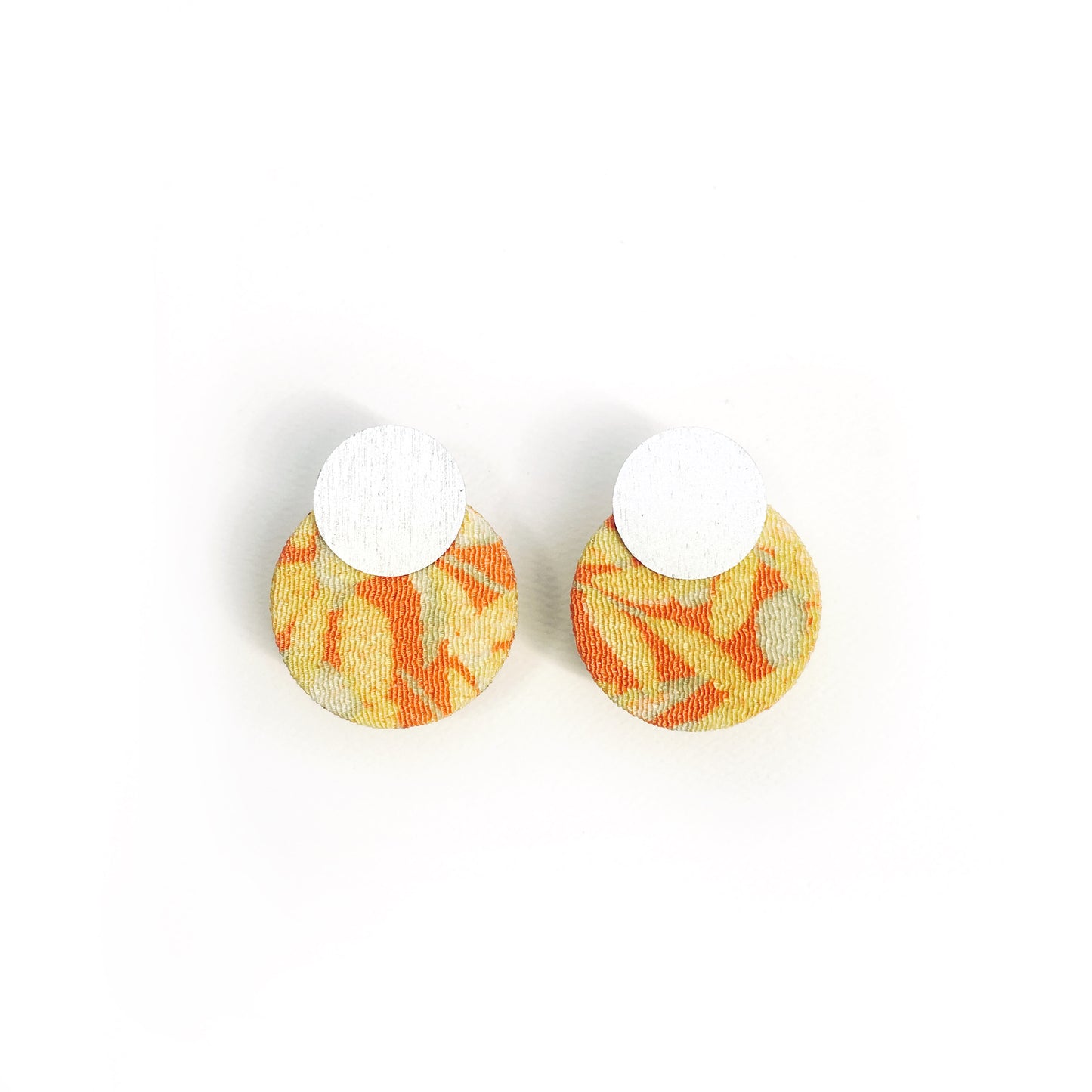 Two Moon Stud Earrings