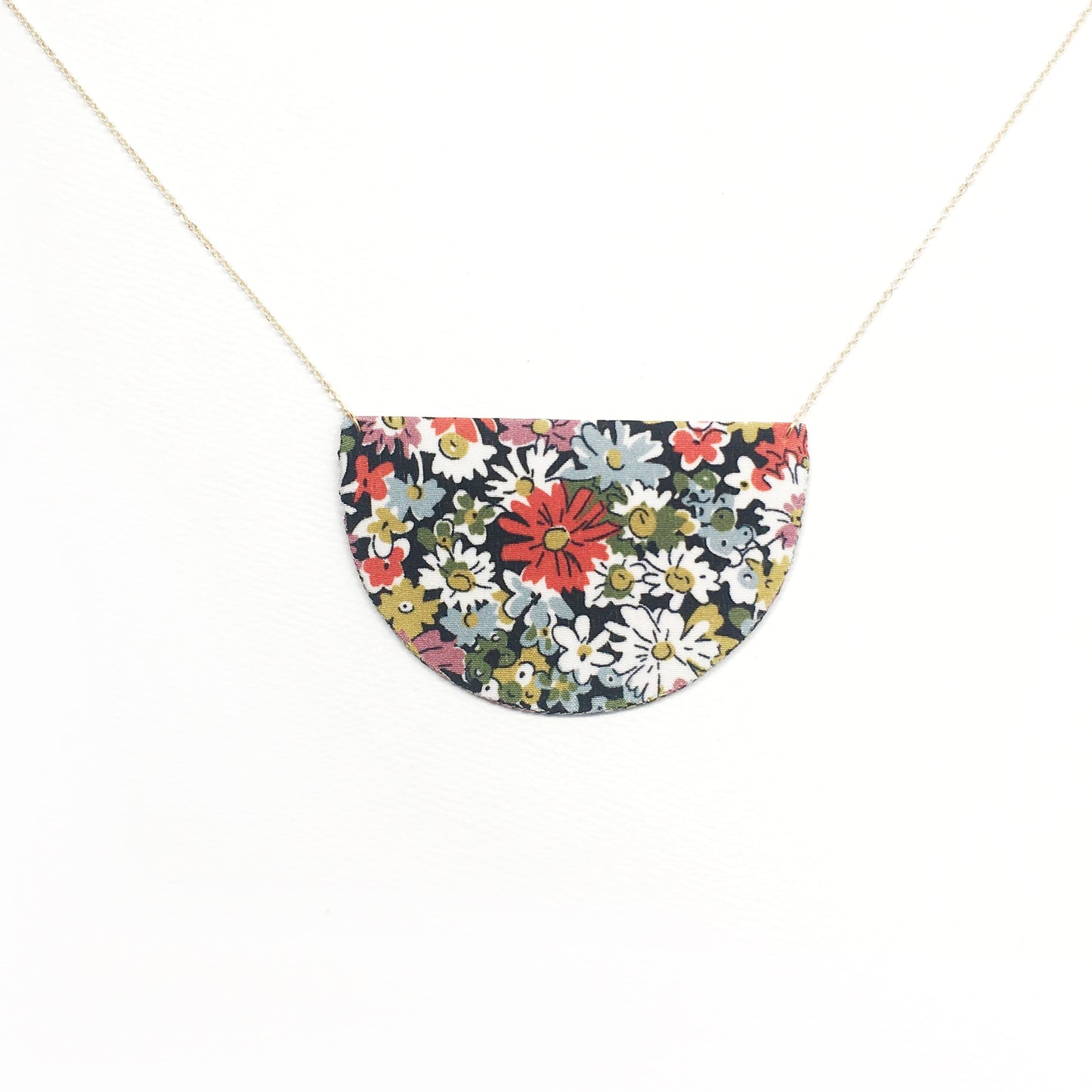 Half Moon Pendant Necklace