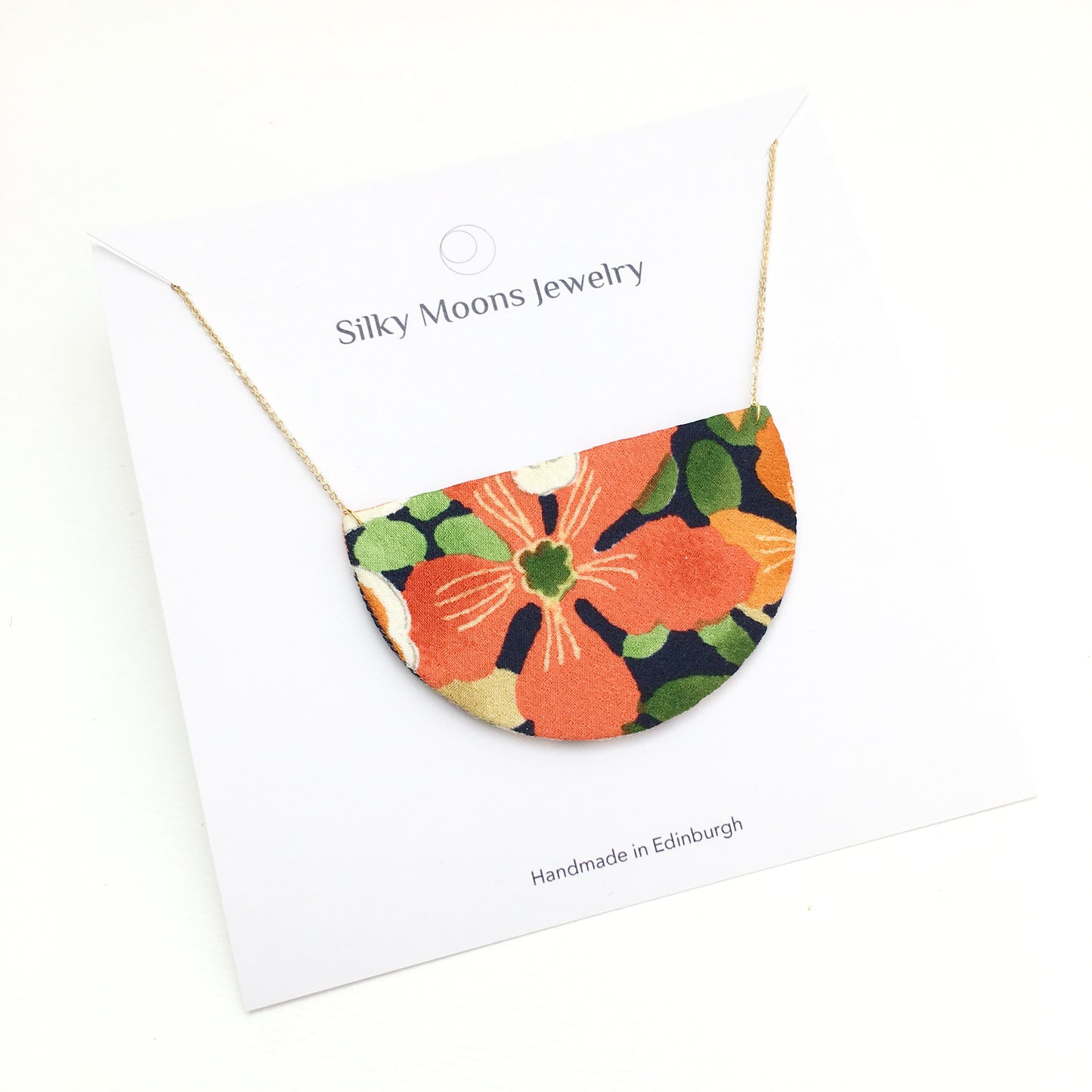 Half Moon Pendant Necklace