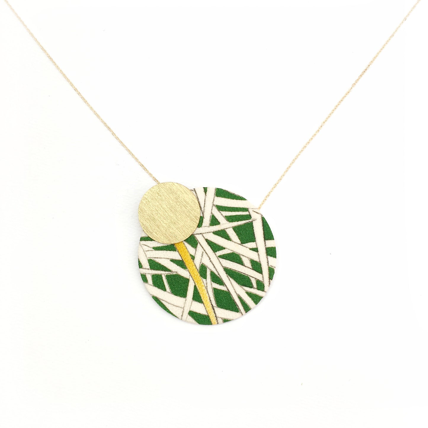 Two Moons Pendant Necklace
