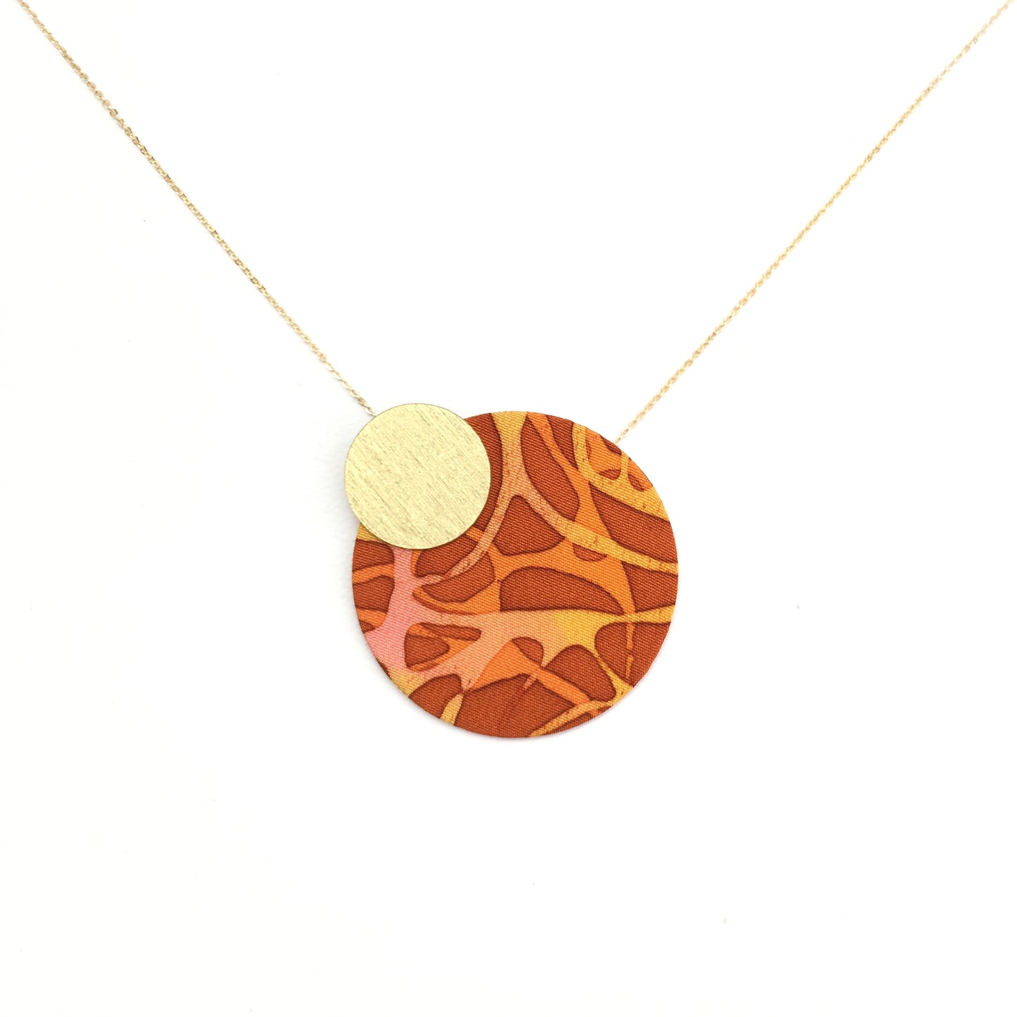 Two Moons Pendant Necklace
